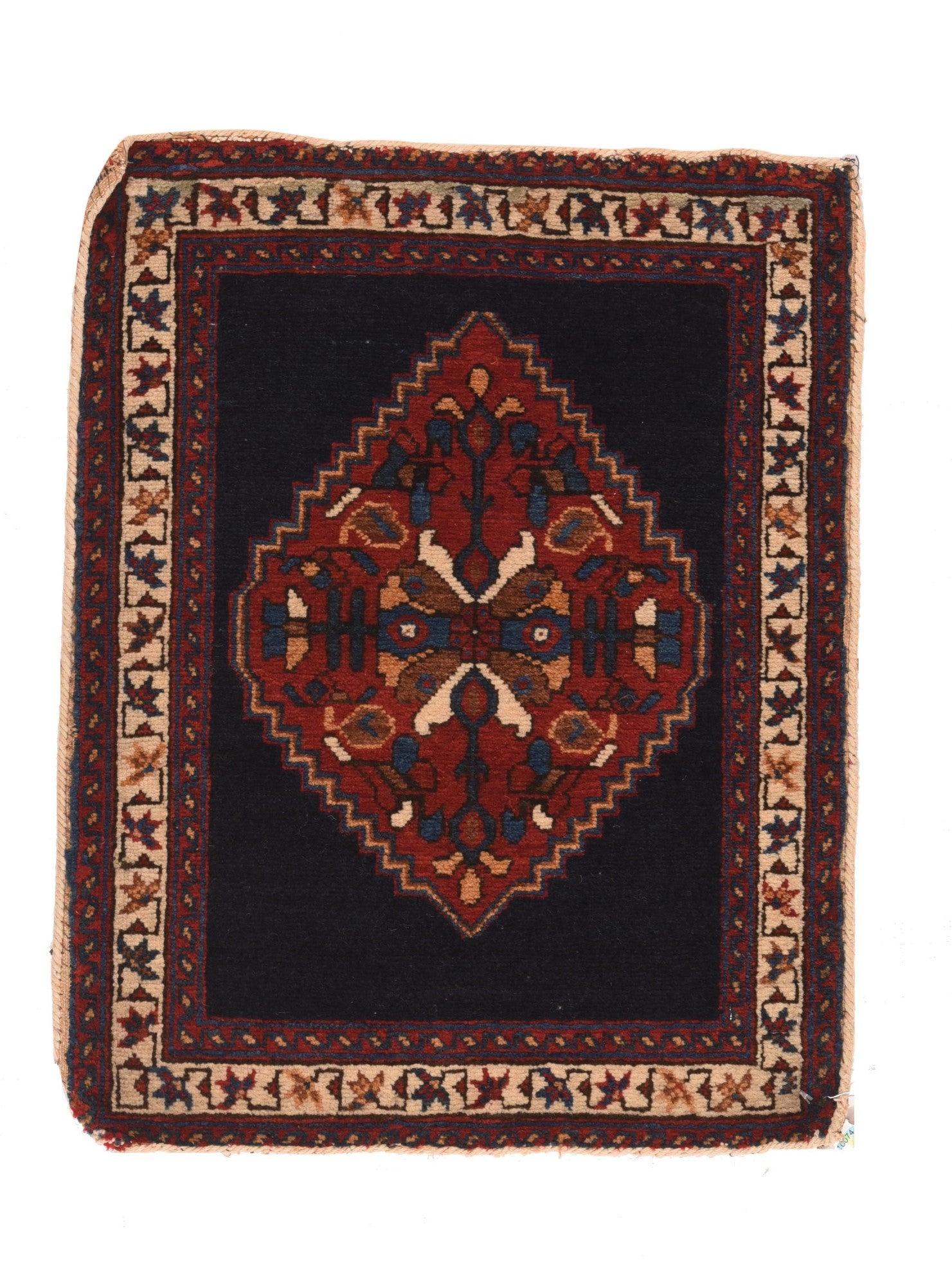 Early 20th Century Antique Afshar Rug For Sale
