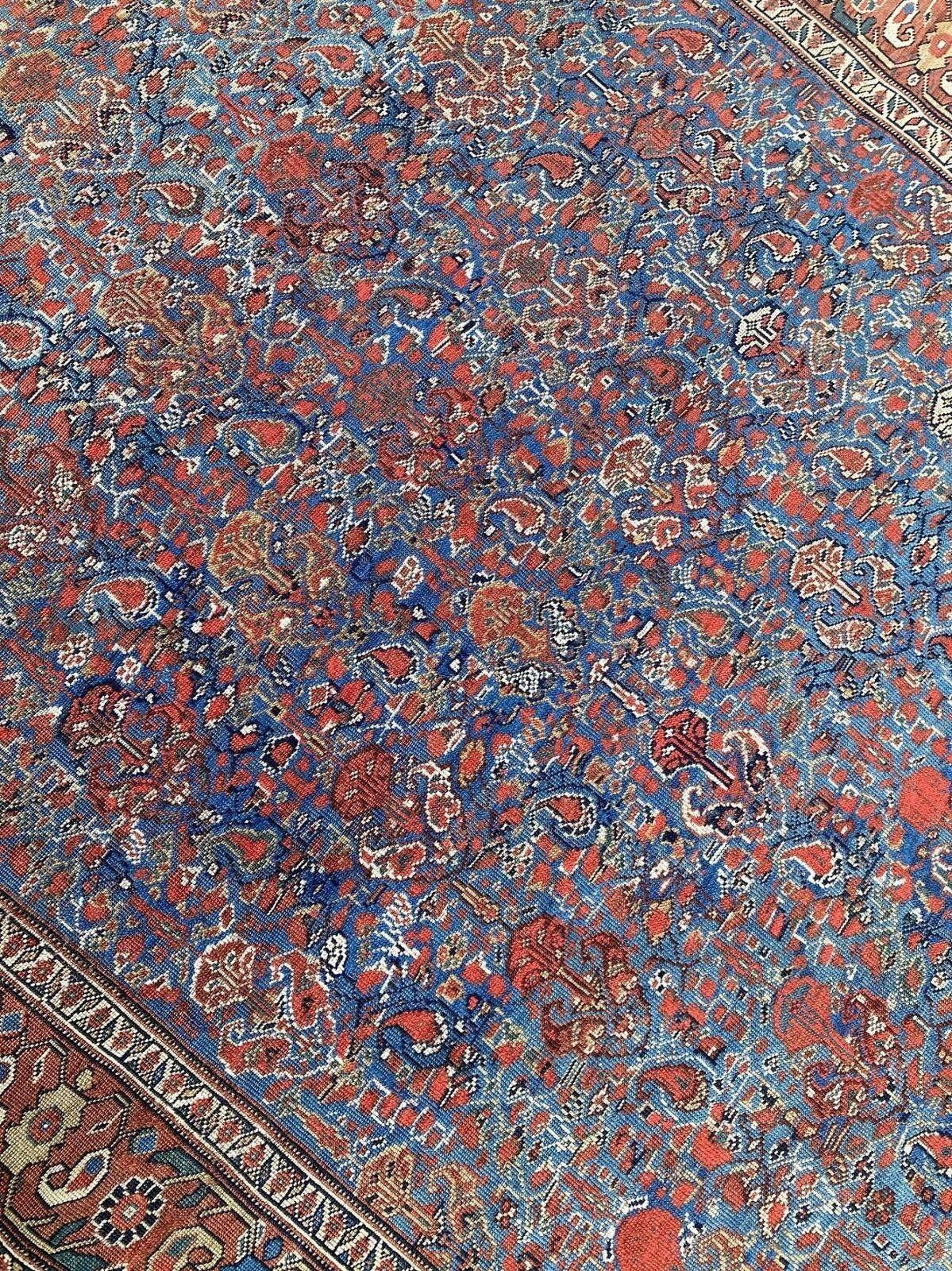 Antique Afshar Rug 1.70m x 1.42m For Sale 5