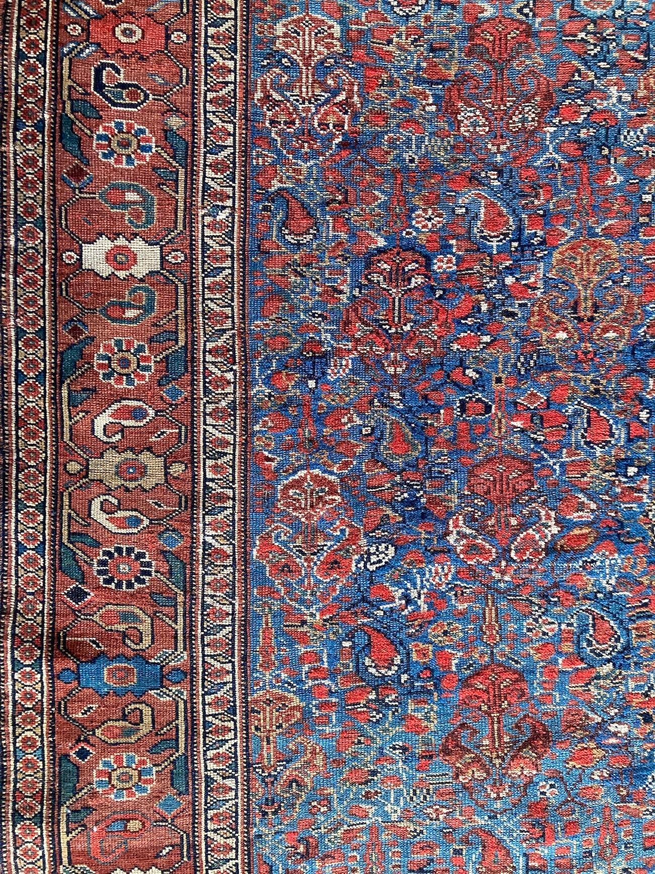 Antiker Afshar-Teppich 1,70 m x 1,42 m, antik im Angebot 8