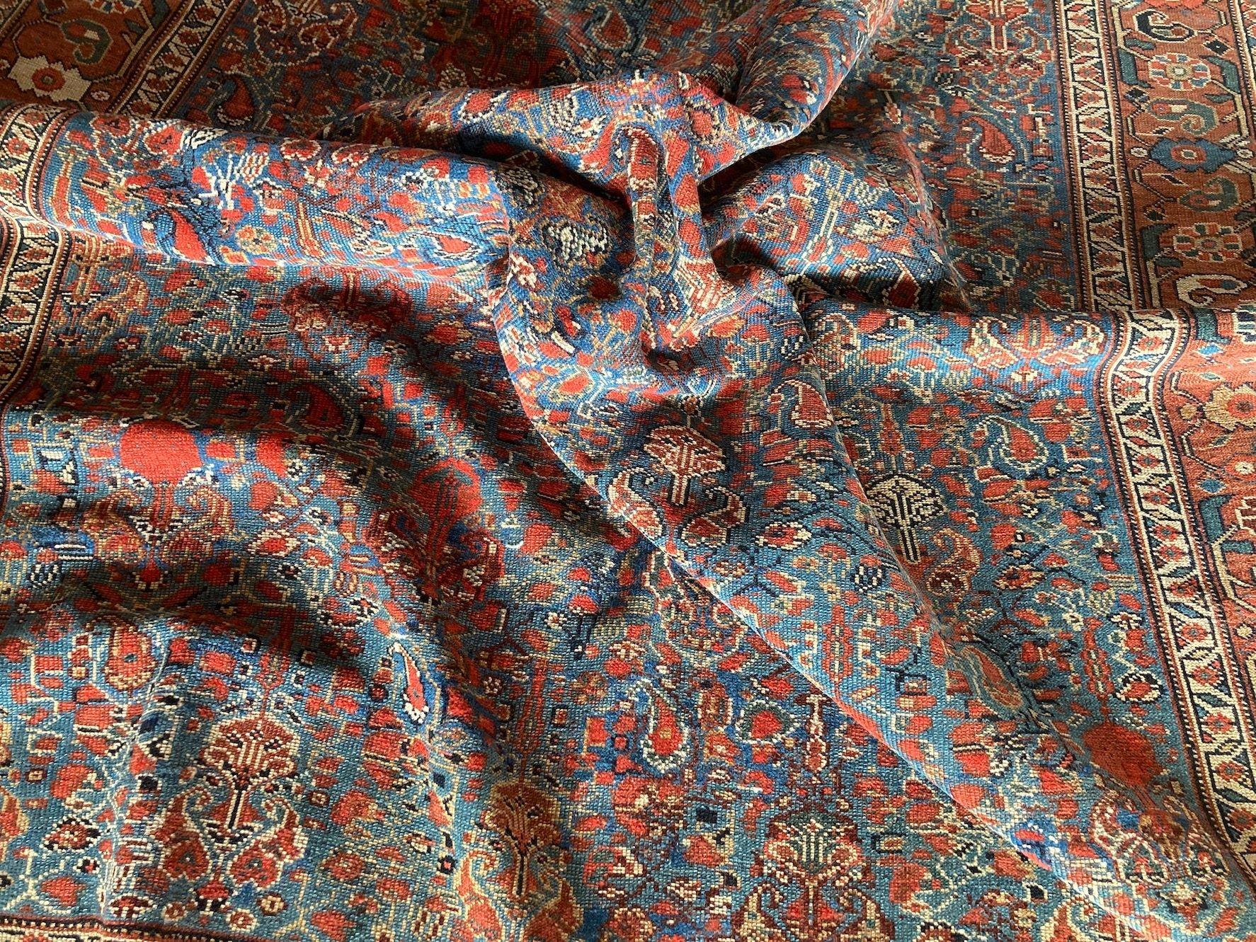 Antique Afshar Rug 1.70m x 1.42m im Angebot 10