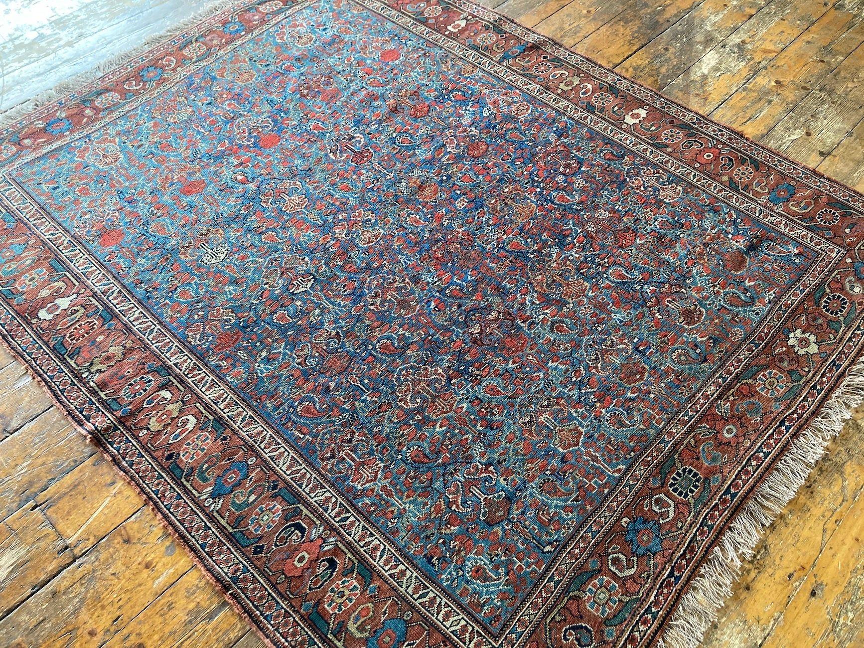 Antique Afshar Rug 1.70m x 1.42m (Frühes 20. Jahrhundert) im Angebot