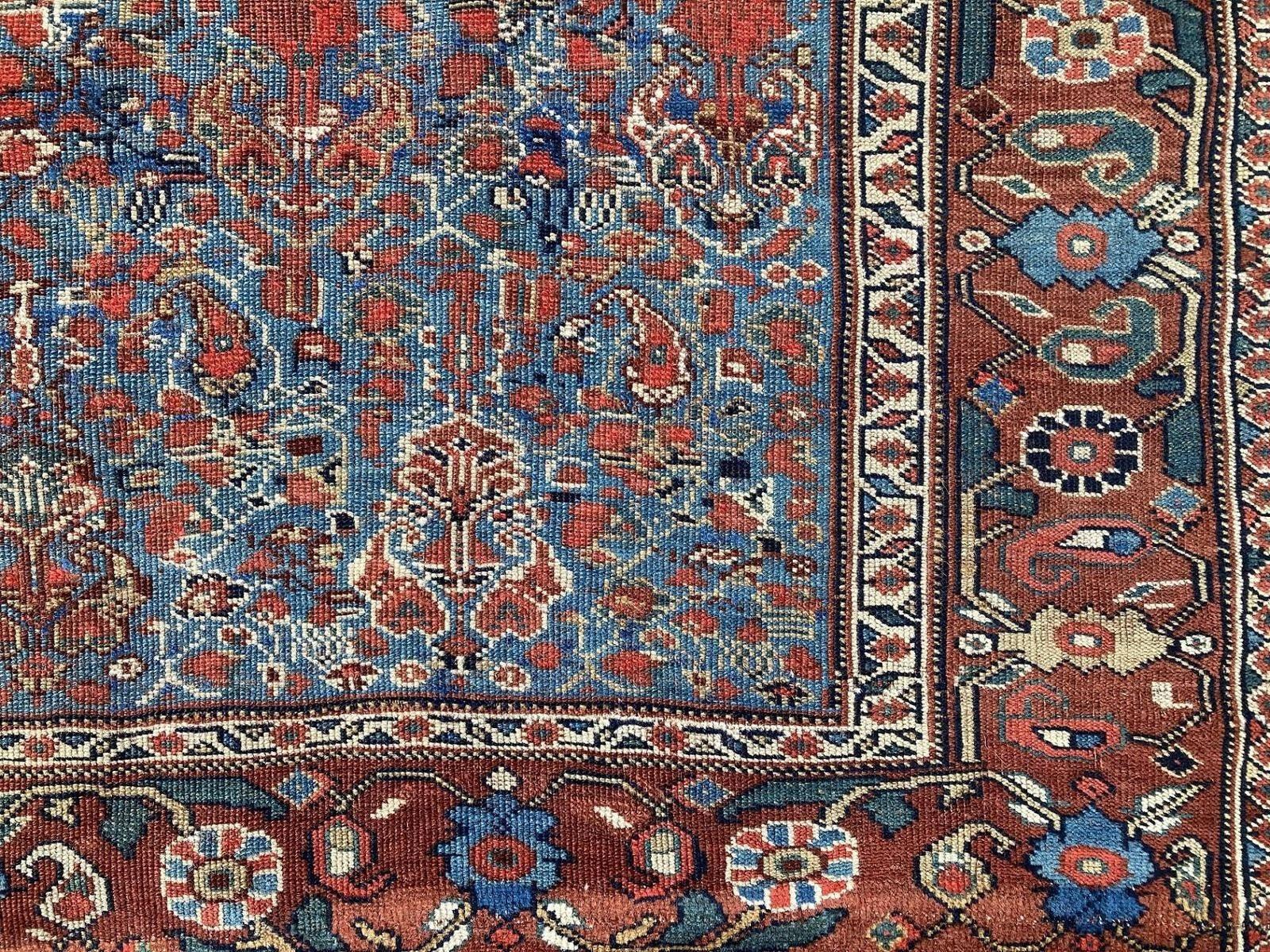 Antique Afshar Rug 1.70m x 1.42m For Sale 1