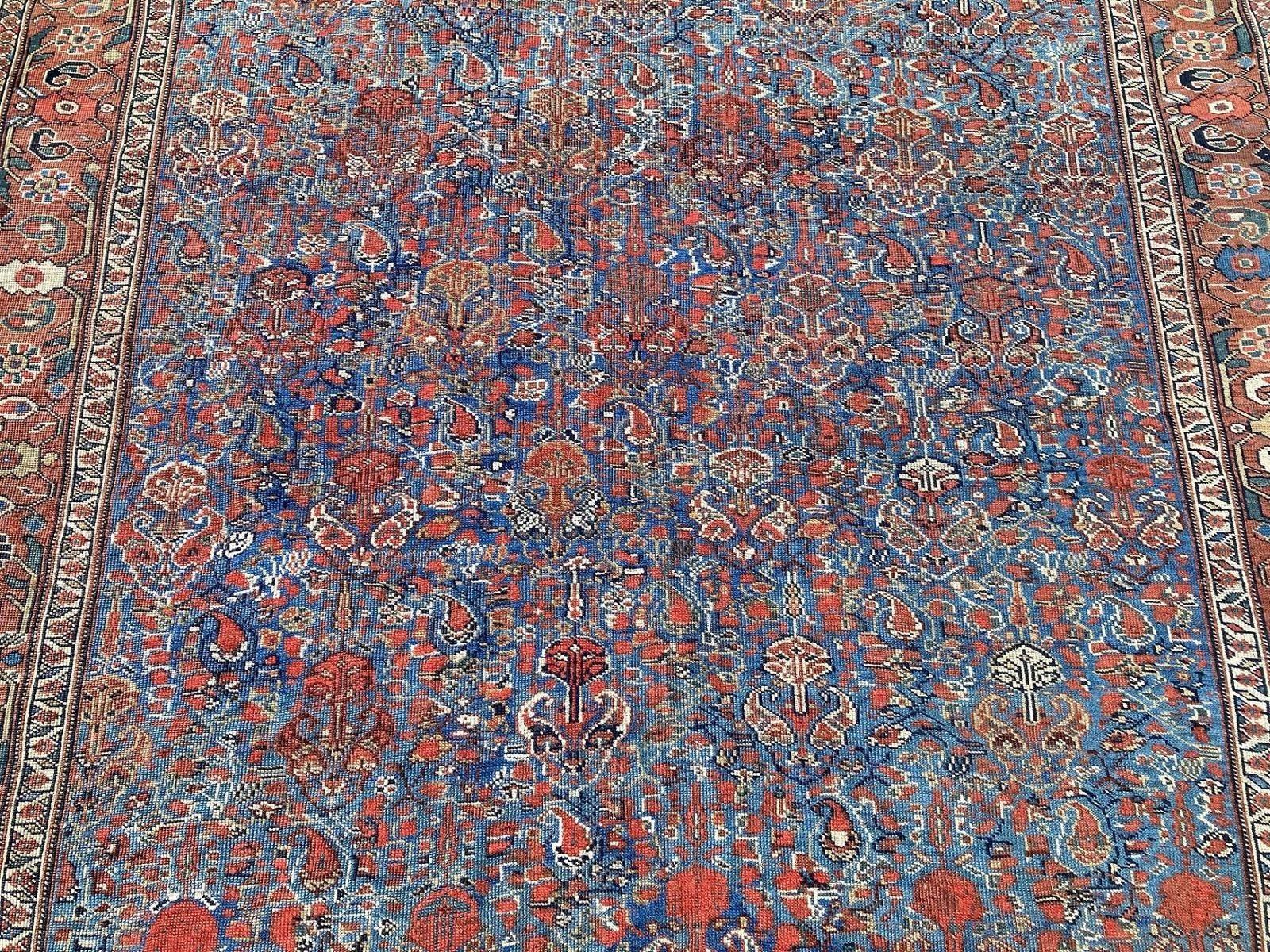 Antique Afshar Rug 1.70m x 1.42m For Sale 2
