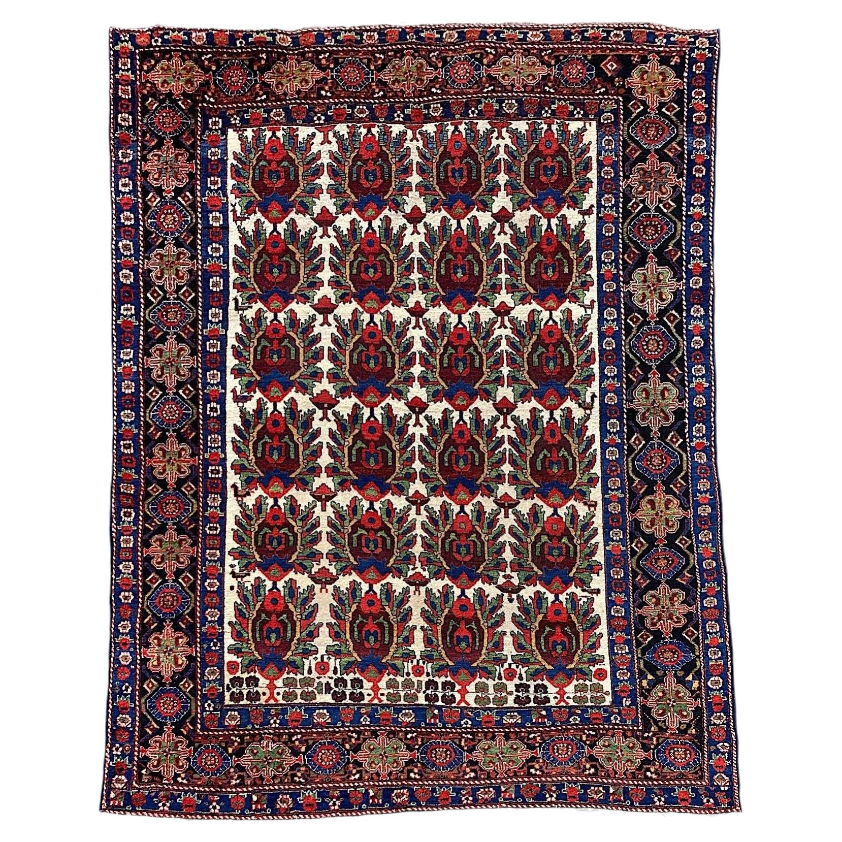 Antique Afshar Rug 1.85m x 1.48m