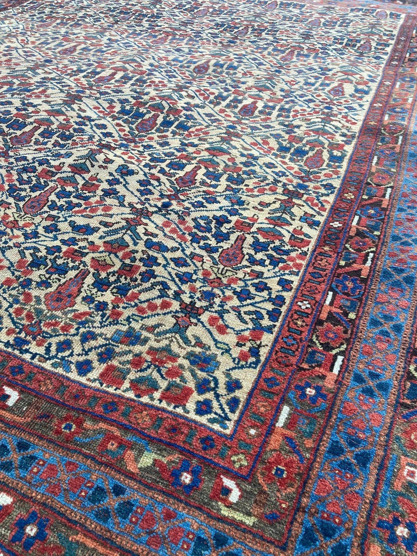 Tappeto antico Afshar 1,90m x 1,56m in vendita 3