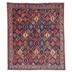 Antiker Afshar-Teppich - 19. Jahrhundert Antiker Afshar-Teppich, antiker Teppich, Vintage-Teppich