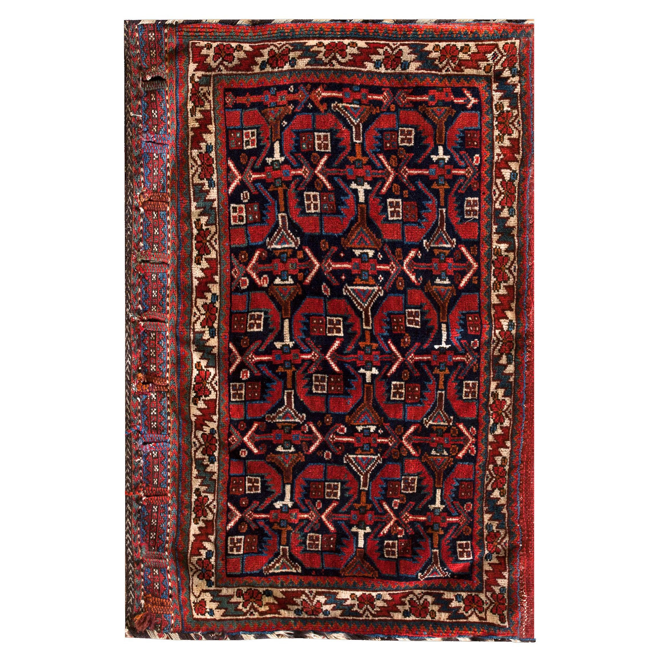 Tappeto antico Afshar 2' 0" x 2' 9"