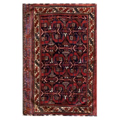 Antiker Afshar Teppich 2' 0"" x 2' 9"""