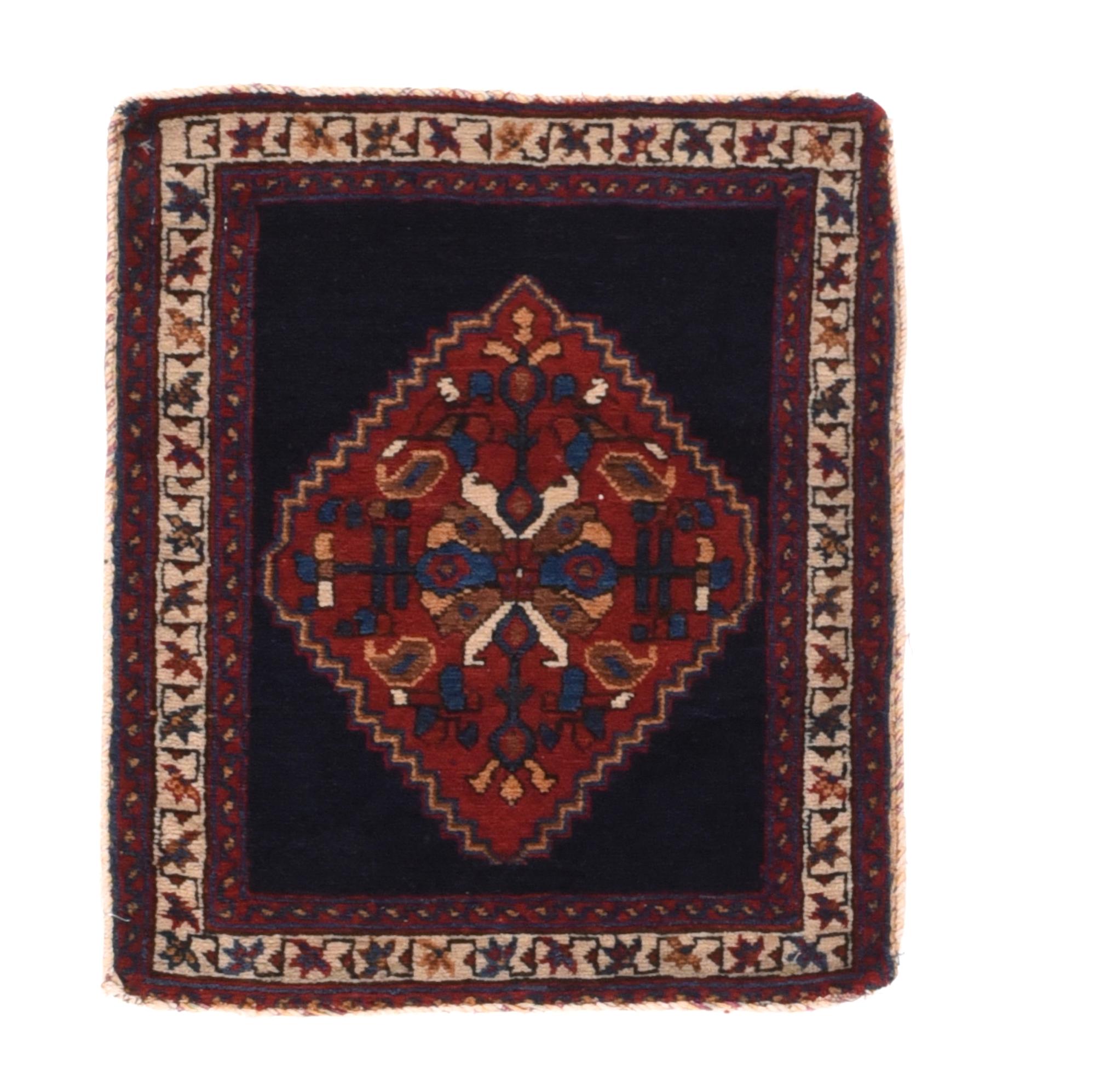 Early 20th Century Antique Afshar Rug For Sale