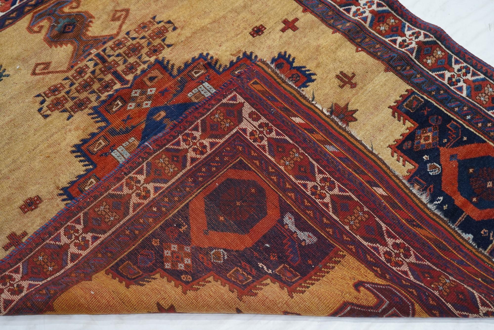 Antiker Afshar-Teppich im Angebot 5