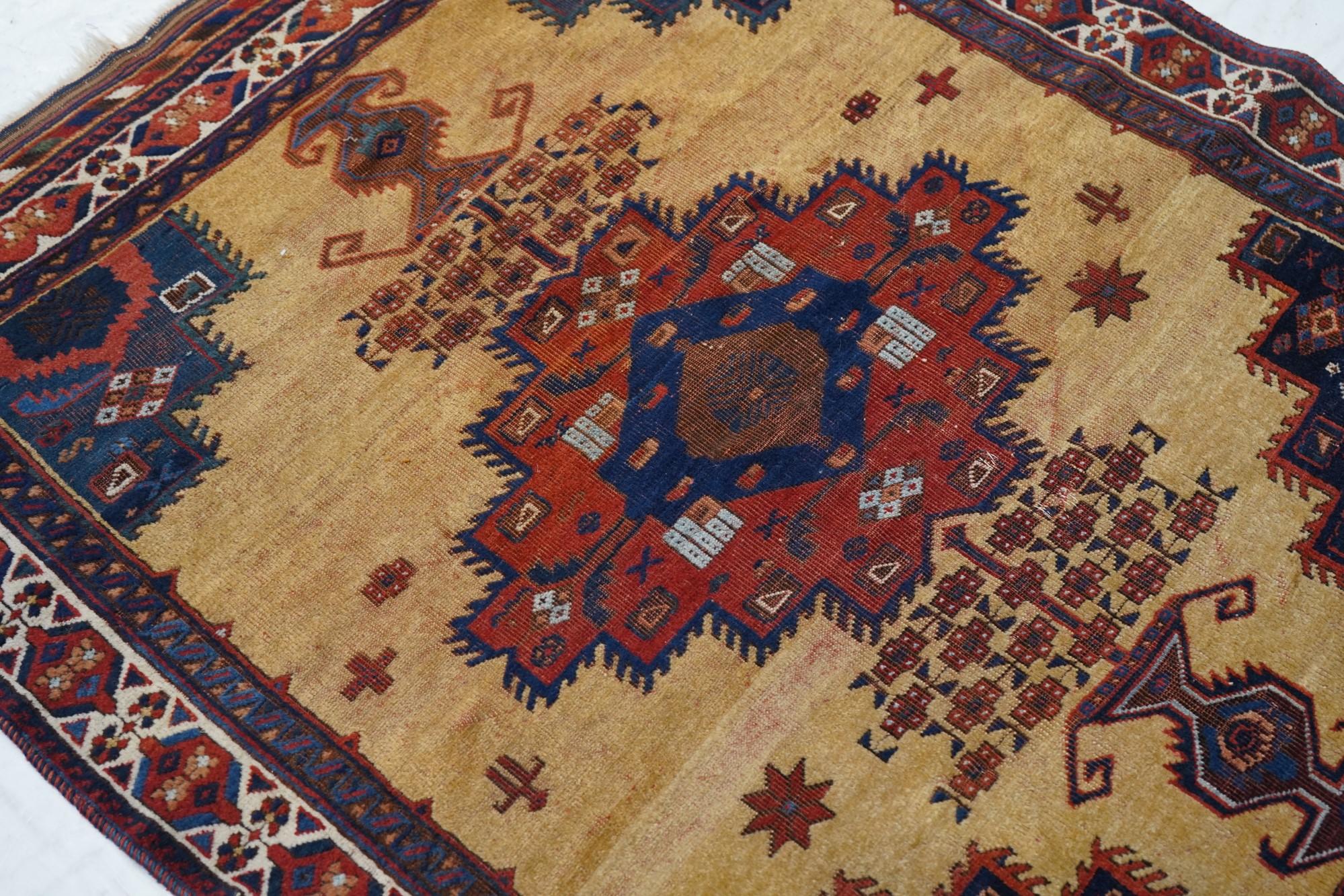 Antiker Afshar-Teppich (Spätes 19. Jahrhundert) im Angebot