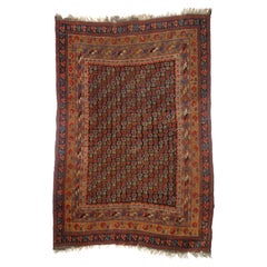 Antique Persian Afshar Area Rug 3'11" x 5'8"