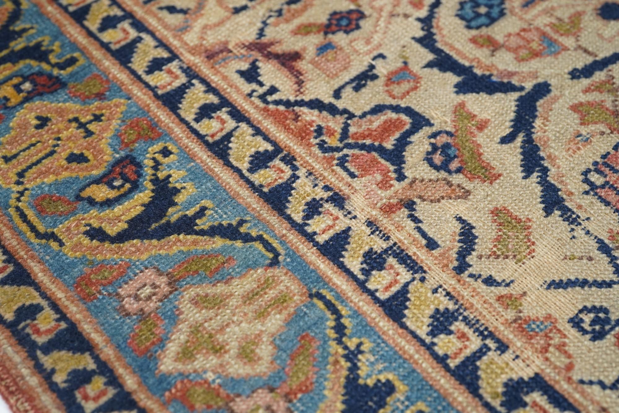 Antique Afshar Rug 3'5'' x 4'6'' In Excellent Condition For Sale In New York, NY