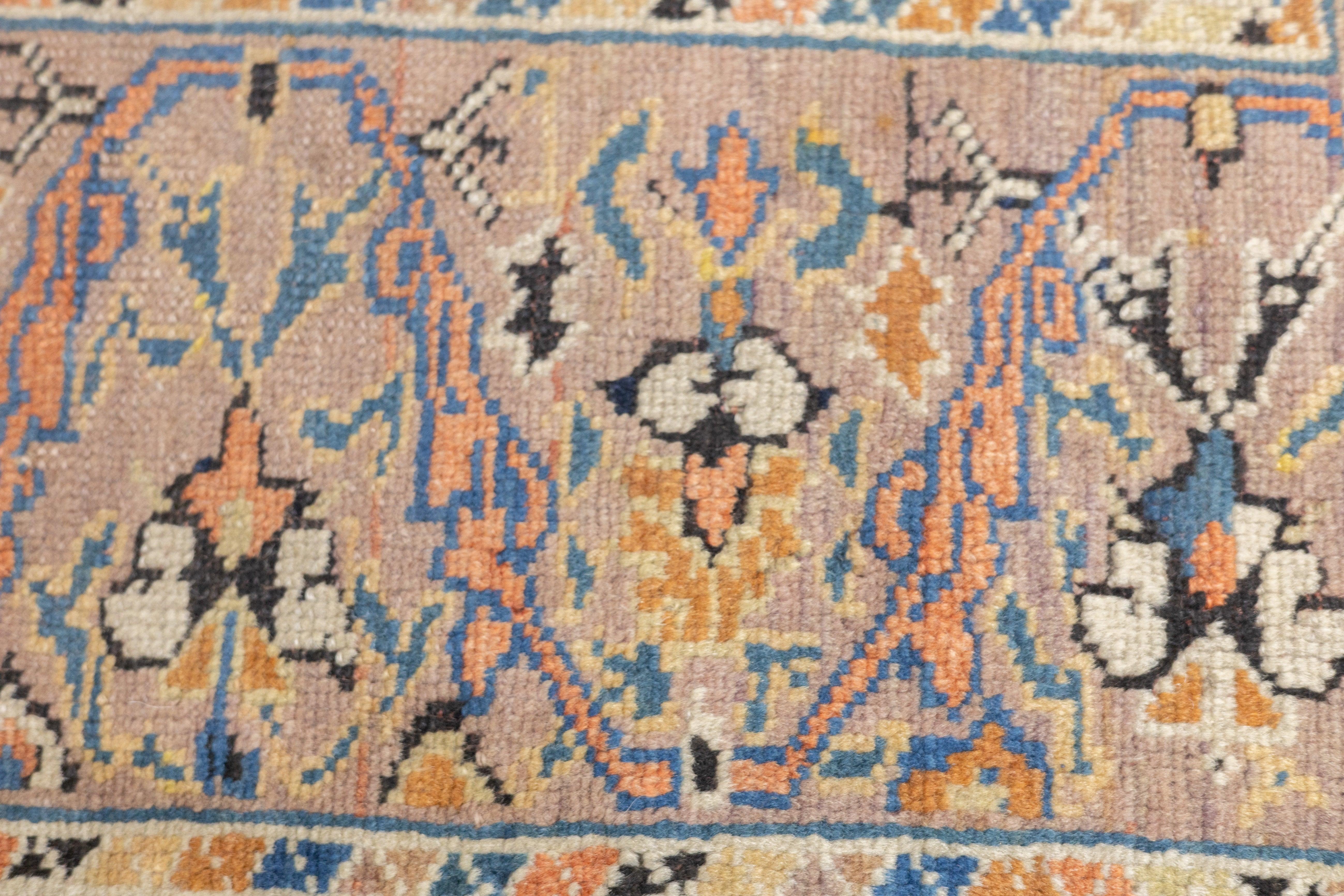 Antique Afshar Rug 4' x 5'8'' For Sale 2