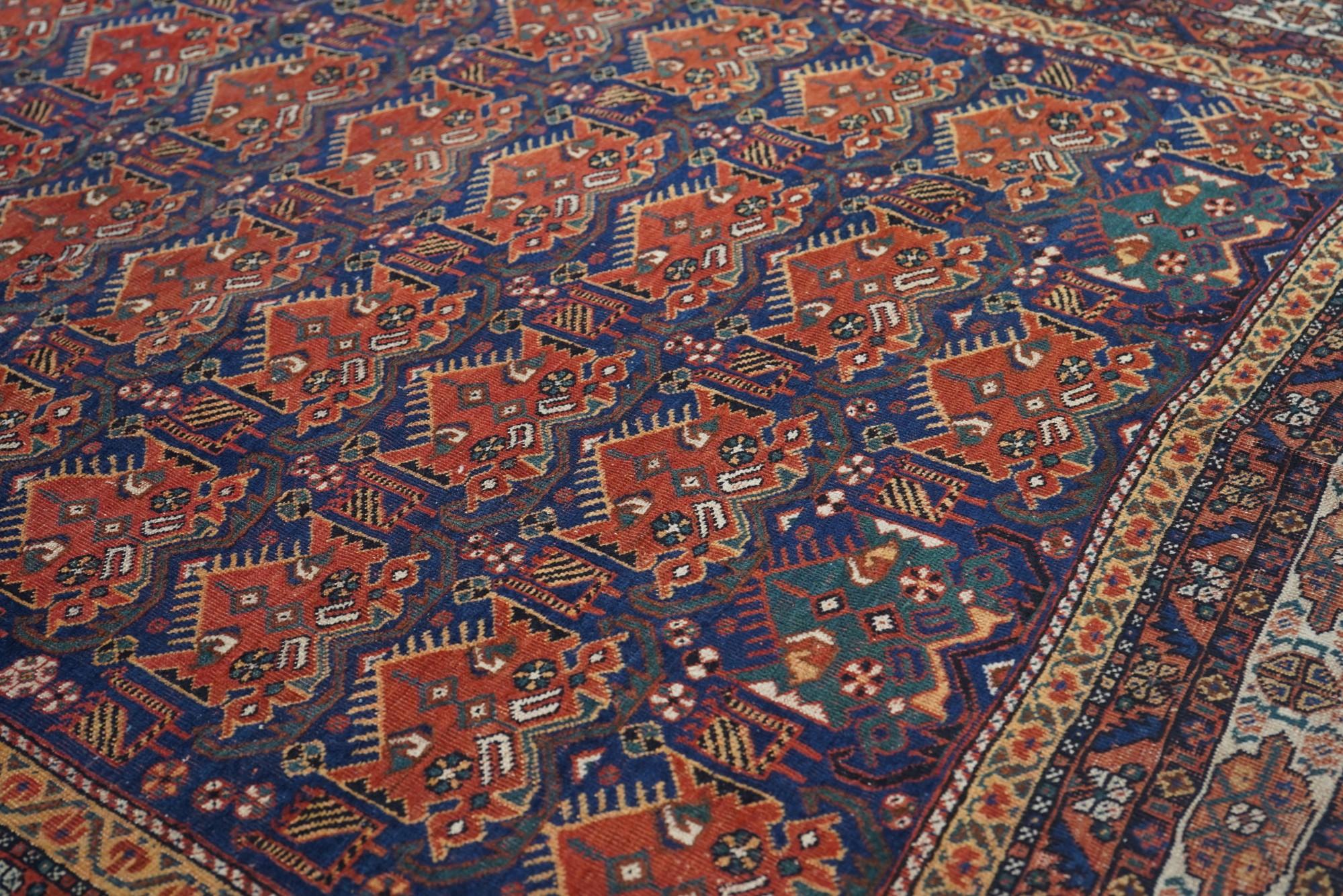 Antiker Afshar-Teppich im Angebot 1