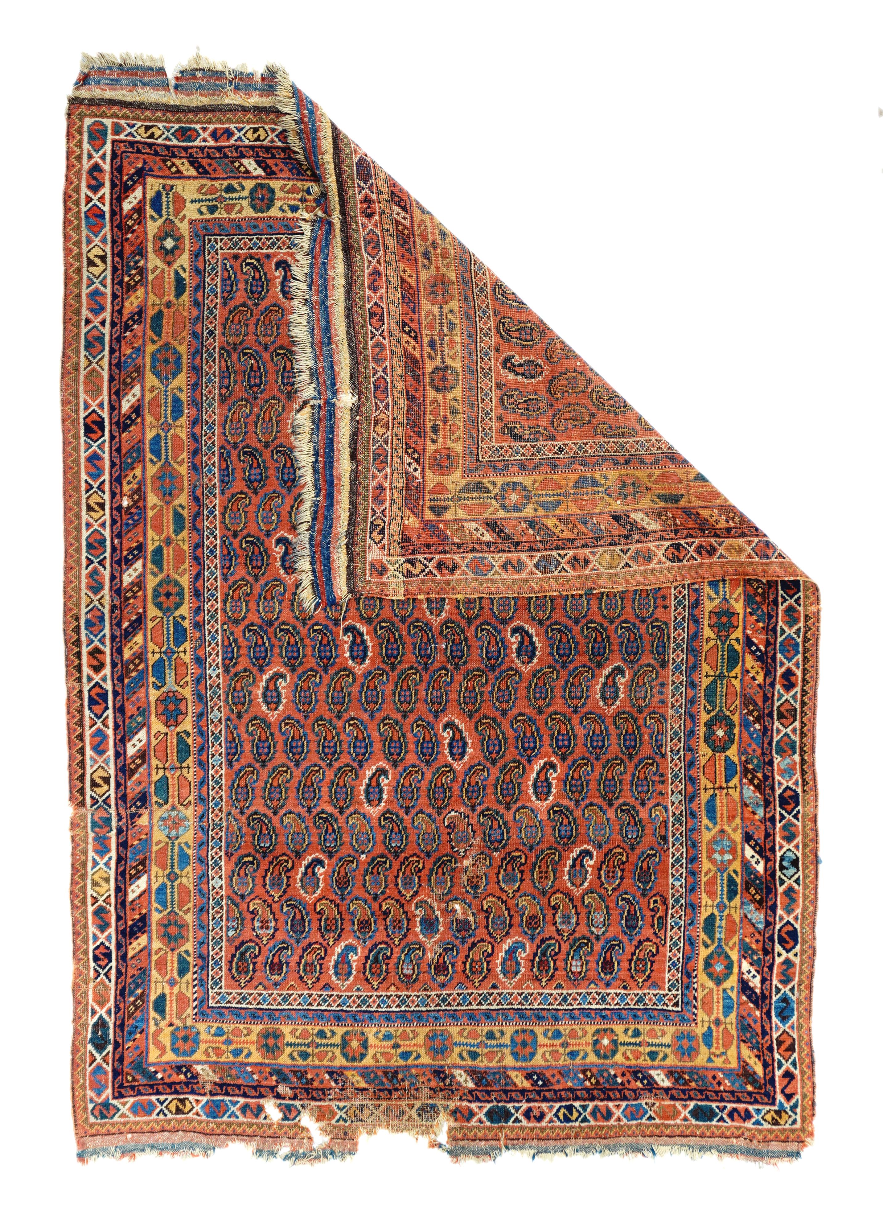 Antique Afshar Rug 4'3'' x 6'0