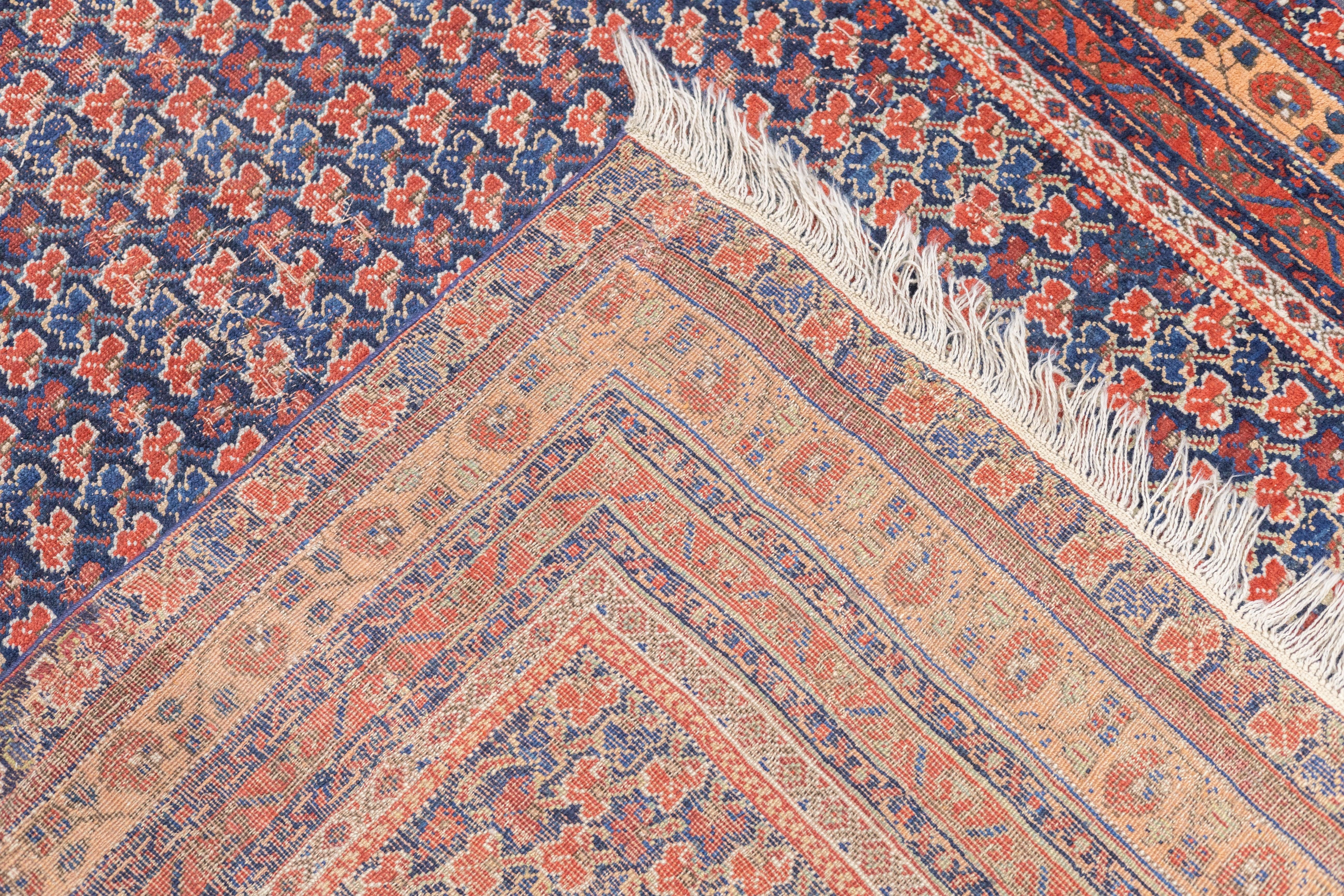 Antique Afshar Rug 4'7'' x 6'9'' For Sale 2