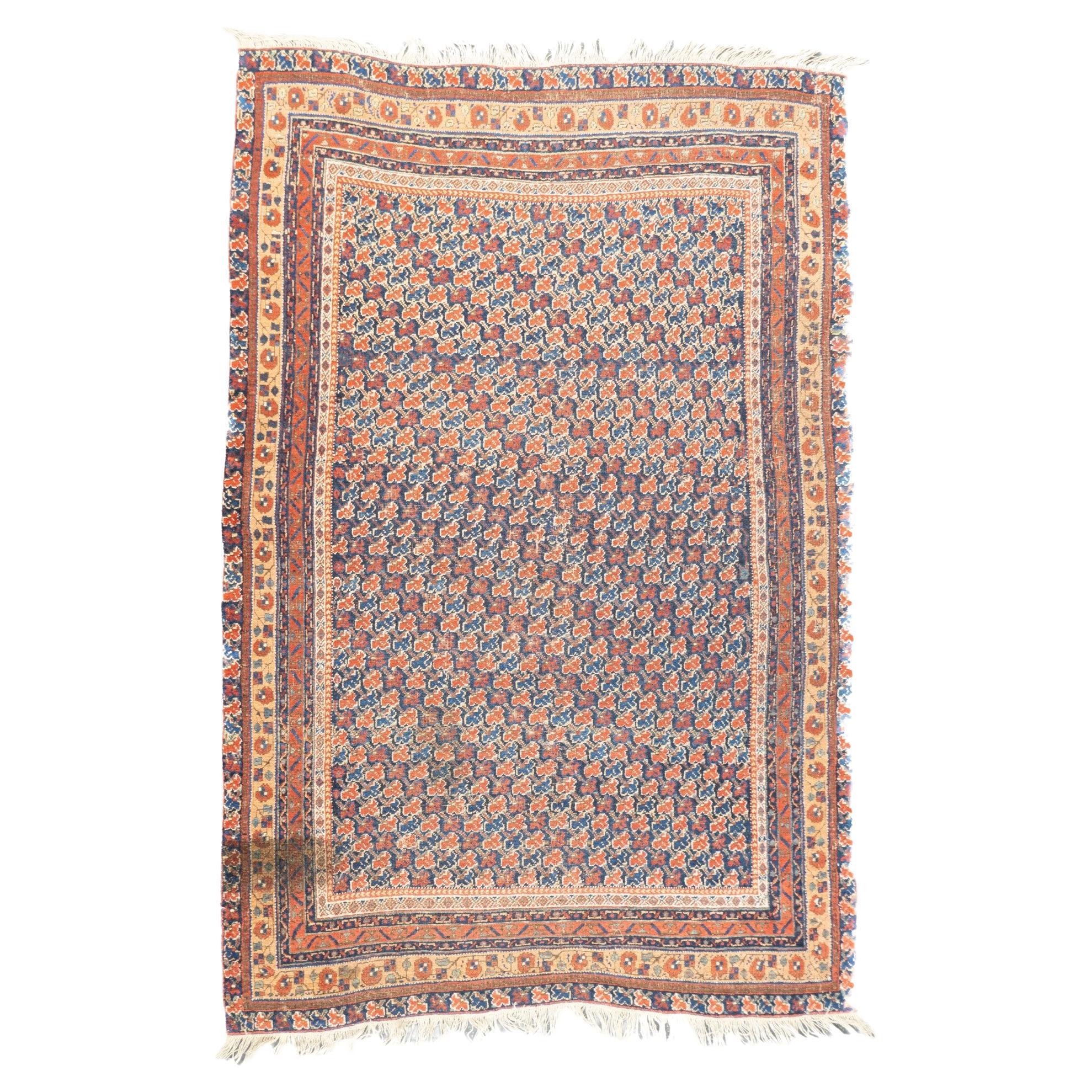 Tapis Afshar antique 4'7'' x 6'9''