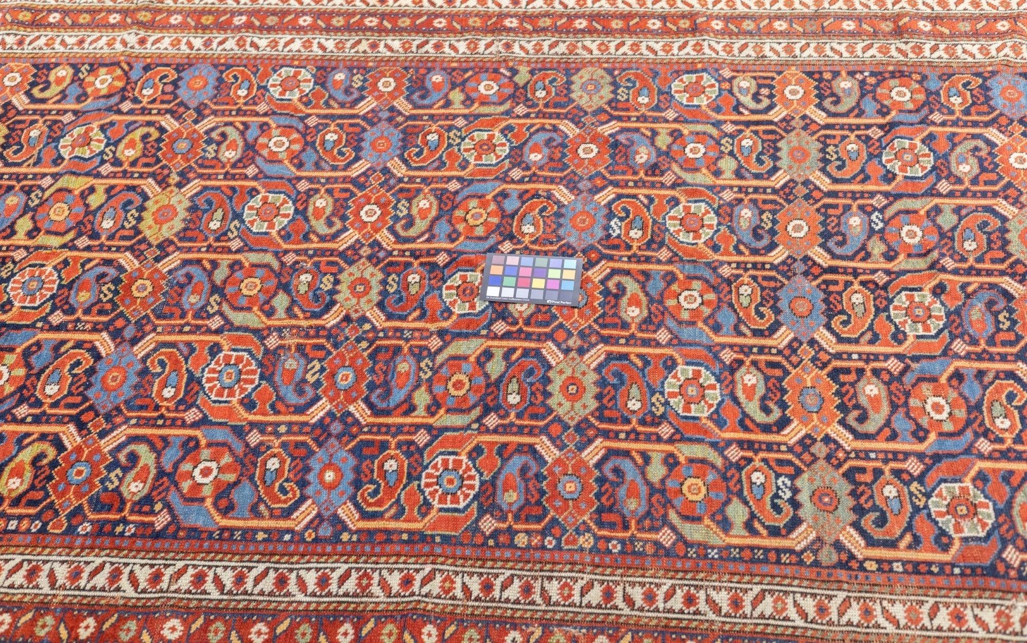 Antiker Afshar-Teppich 5'0