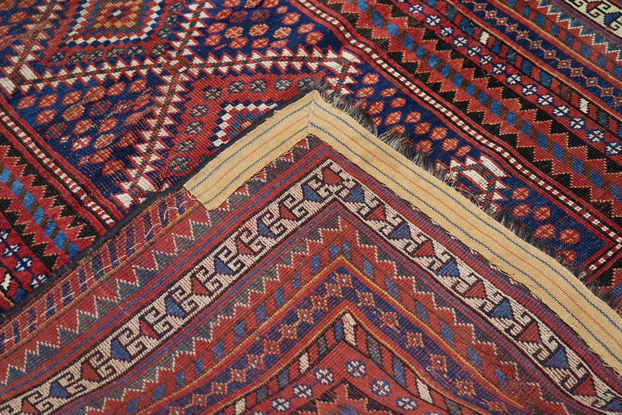 Antique Afshar Rug For Sale 6