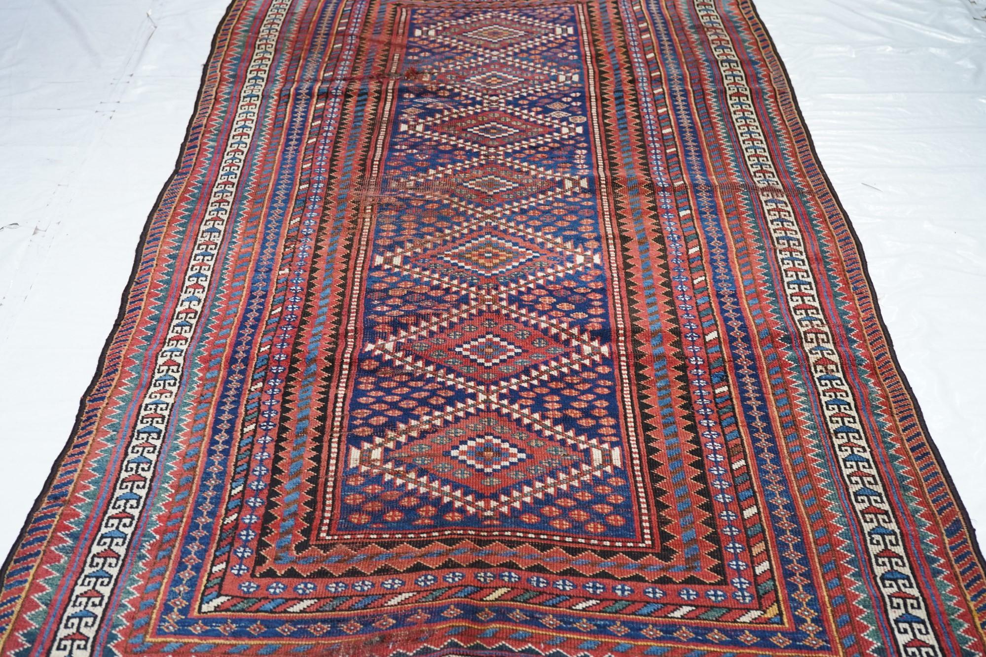 Antique Afshar Rug For Sale 2