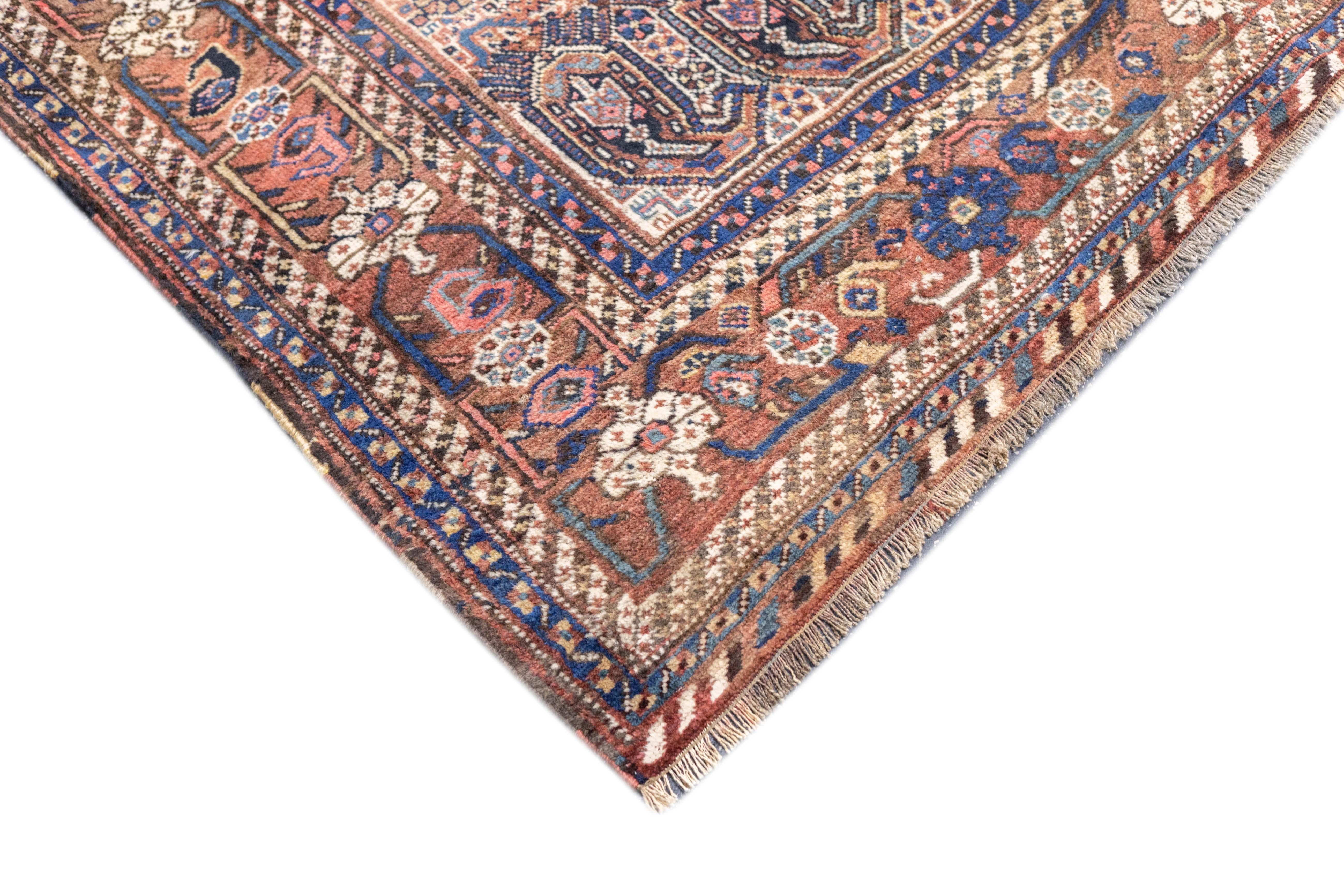 Antique Afshar Rug 5'2'' x 6'0