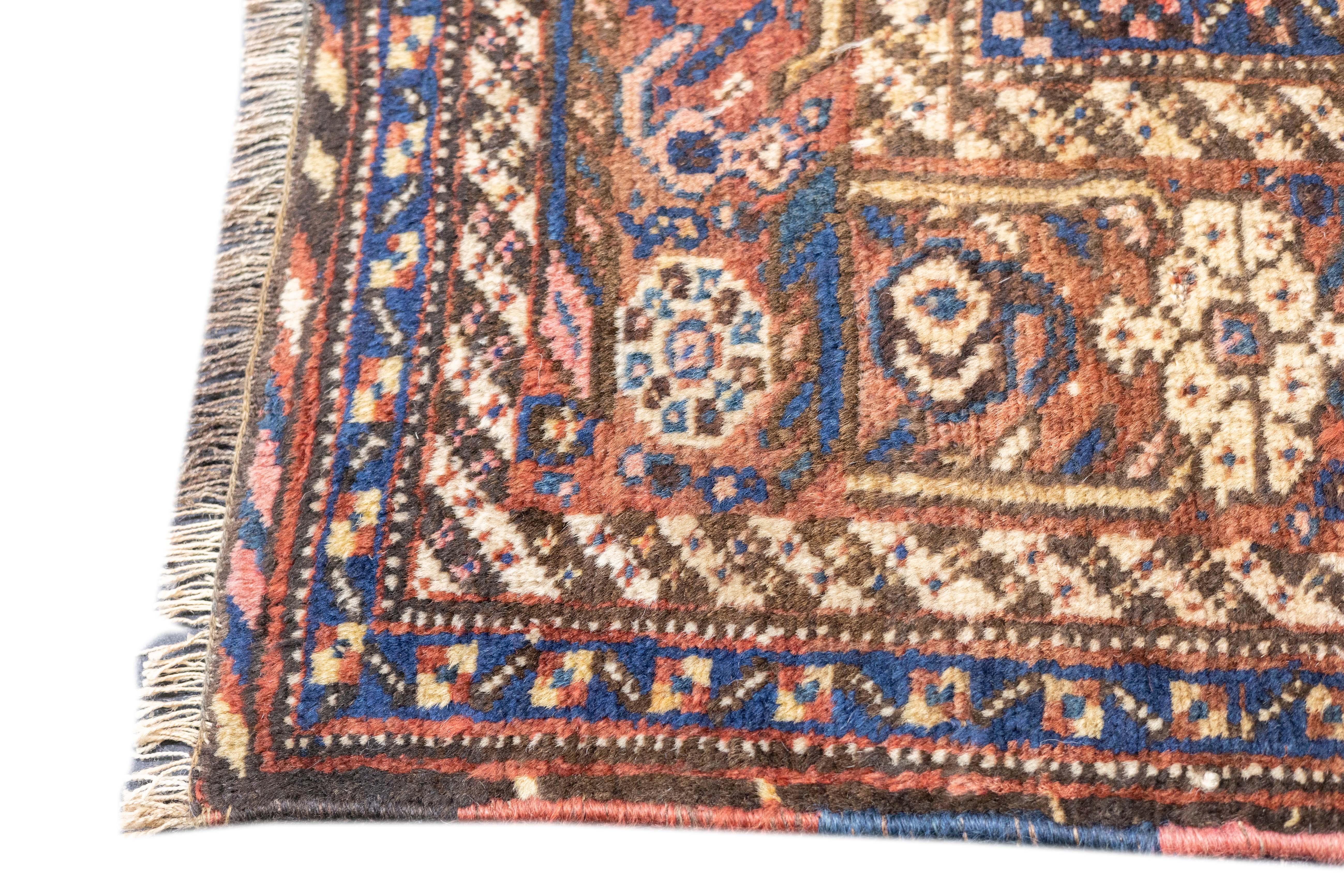 19th Century Antique Afshar Rug 5'2'' x 6'0