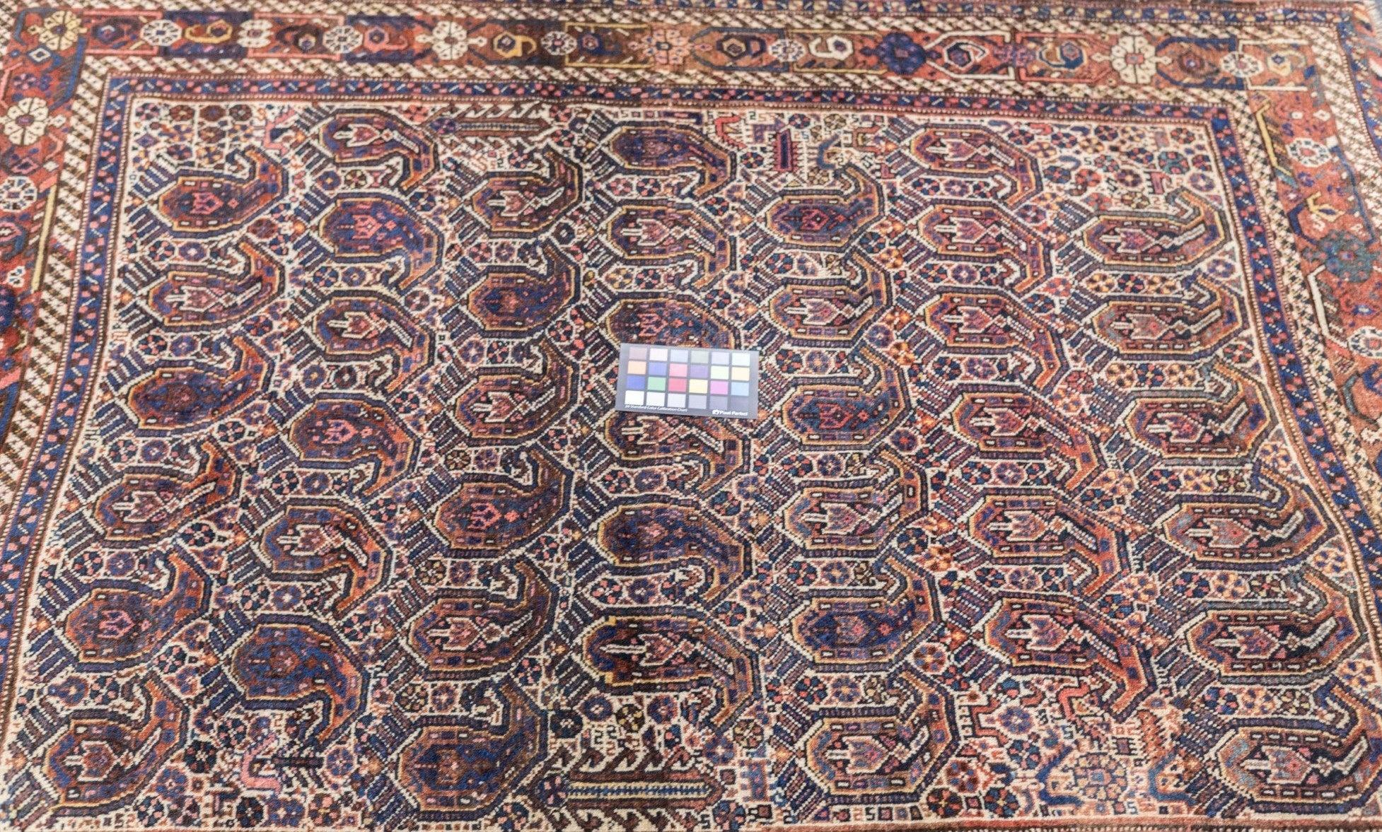 Antique Afshar Rug 5'2'' x 6'0