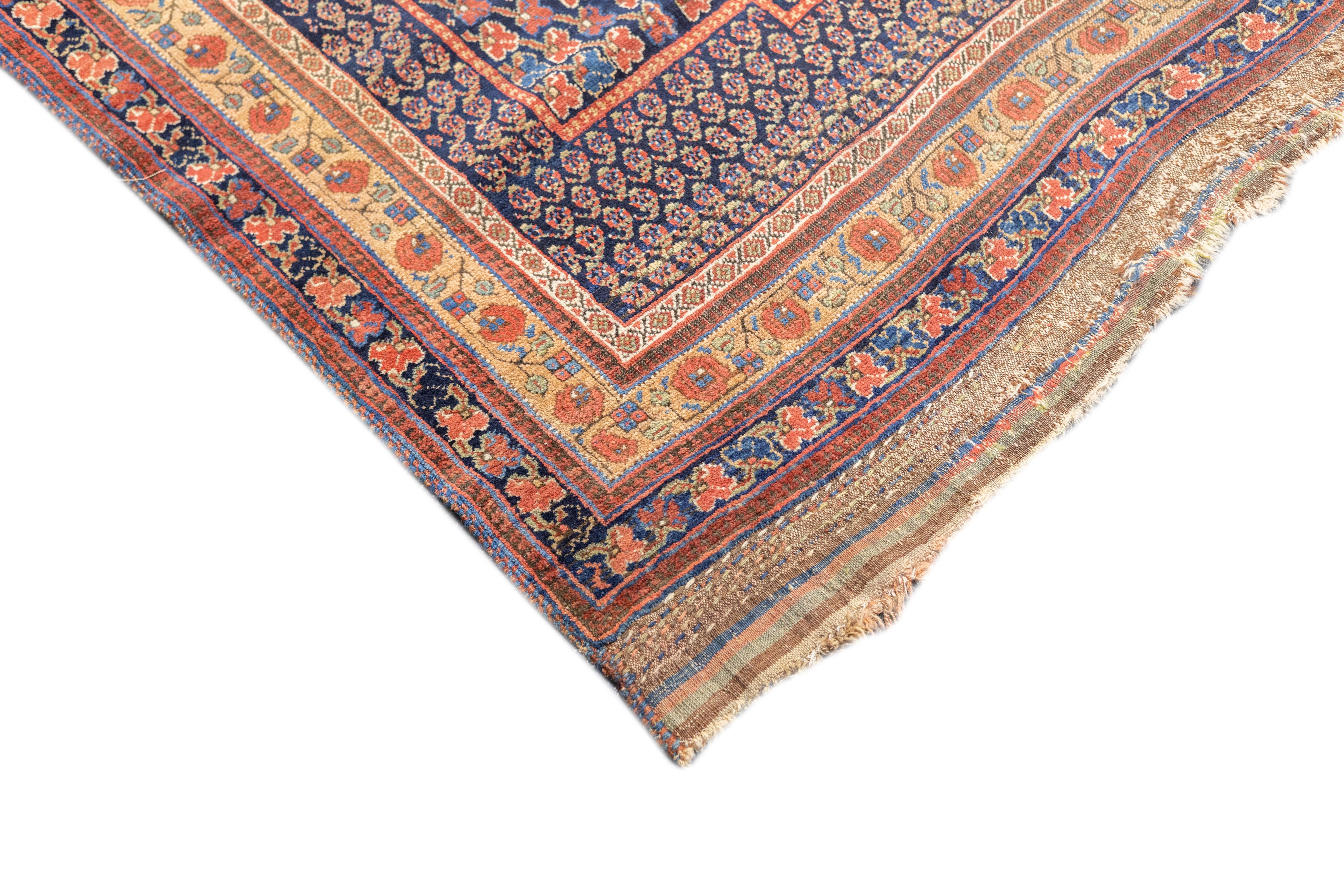 Antiker Afshar-Teppich 5'4'' x 7'11'' (Handgeknüpft) im Angebot