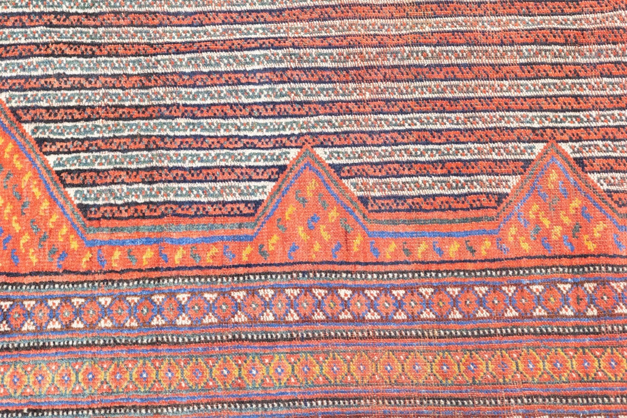 Antiker Afshar-Teppich 7'3'' x 10'11'' im Angebot 3