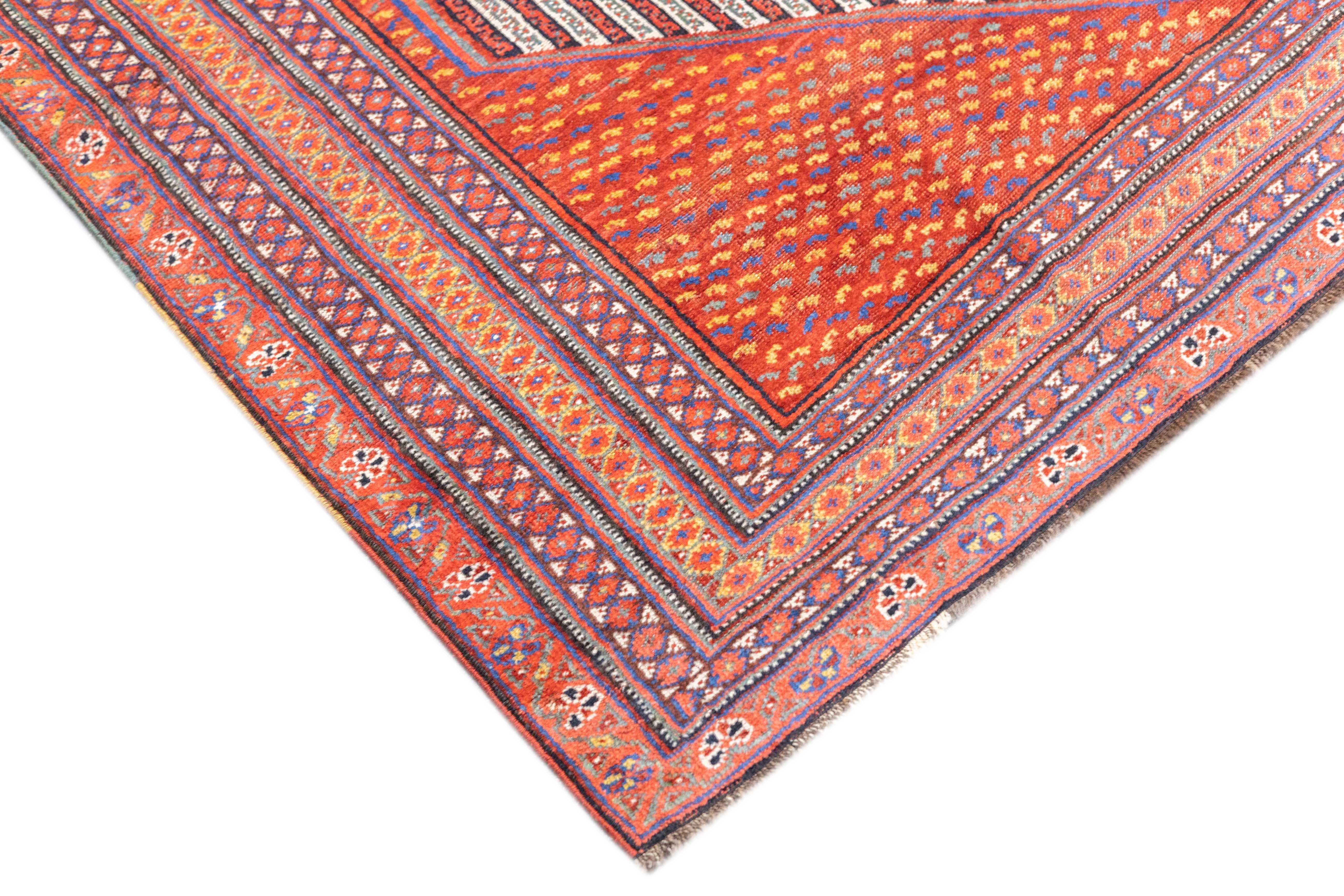 Antiker Afshar-Teppich 7'3'' x 10'11'' (Persisch) im Angebot