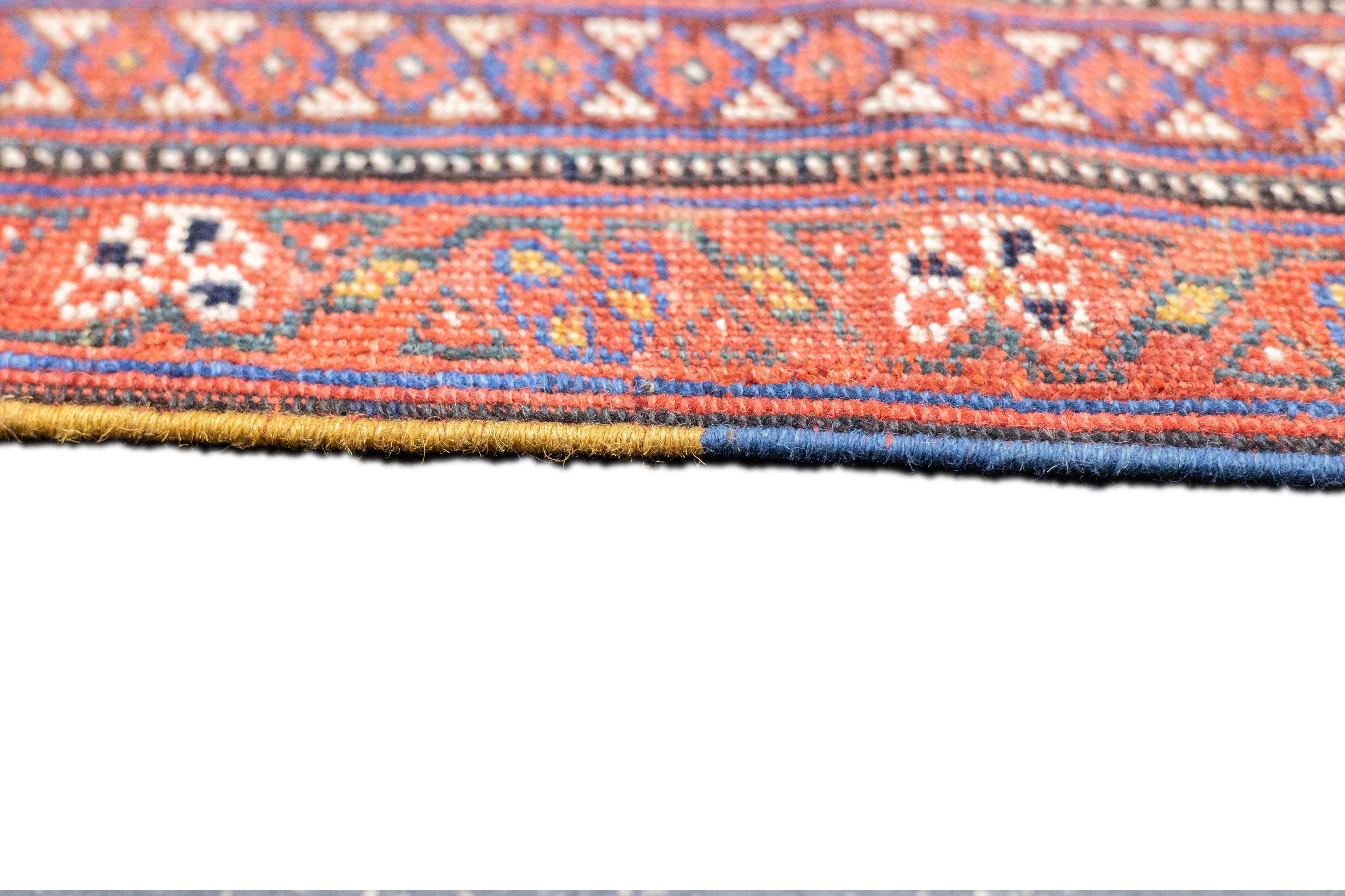 Antiker Afshar-Teppich 7'3'' x 10'11'' (Wolle) im Angebot