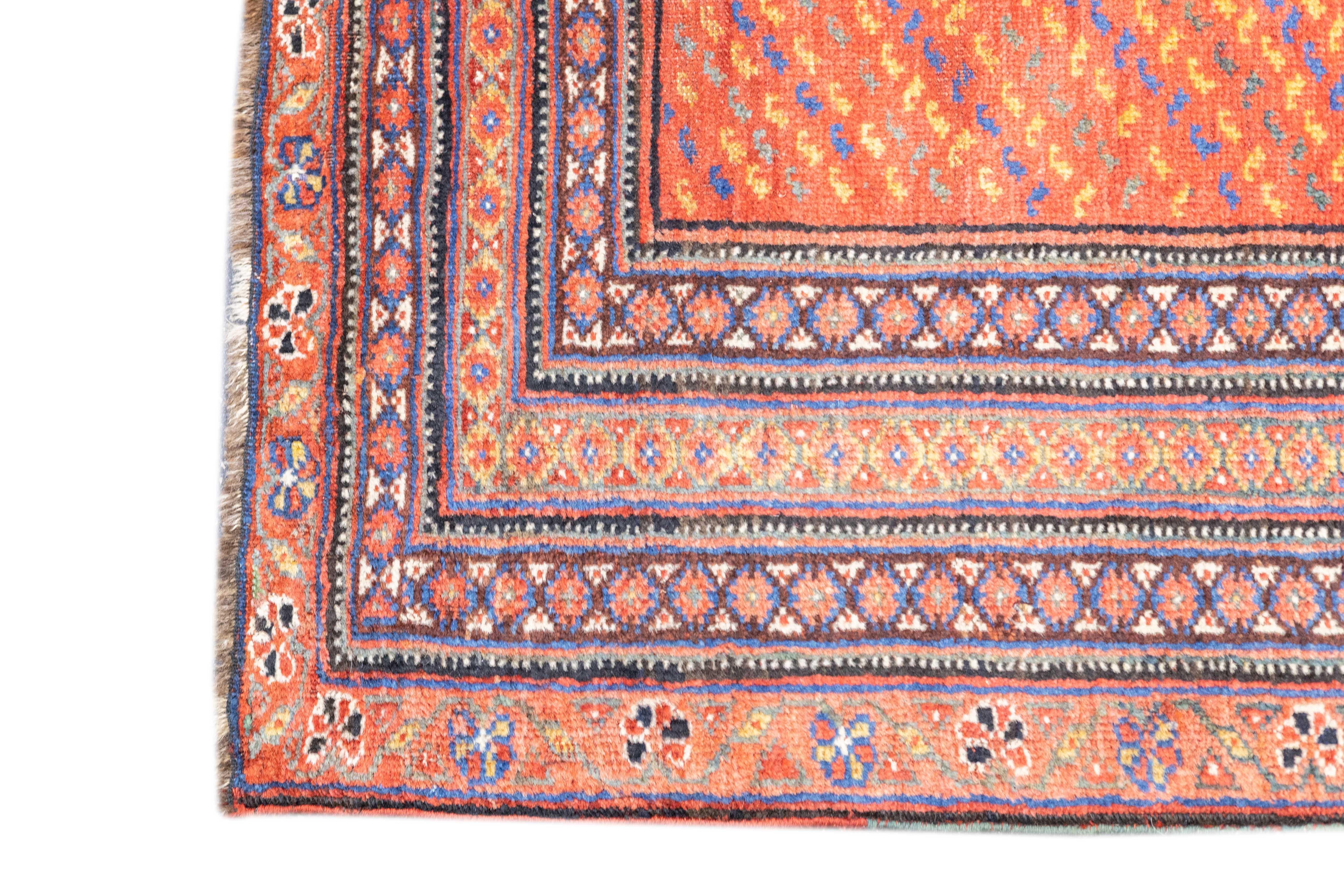Antiker Afshar-Teppich 7'3'' x 10'11'' im Angebot 2