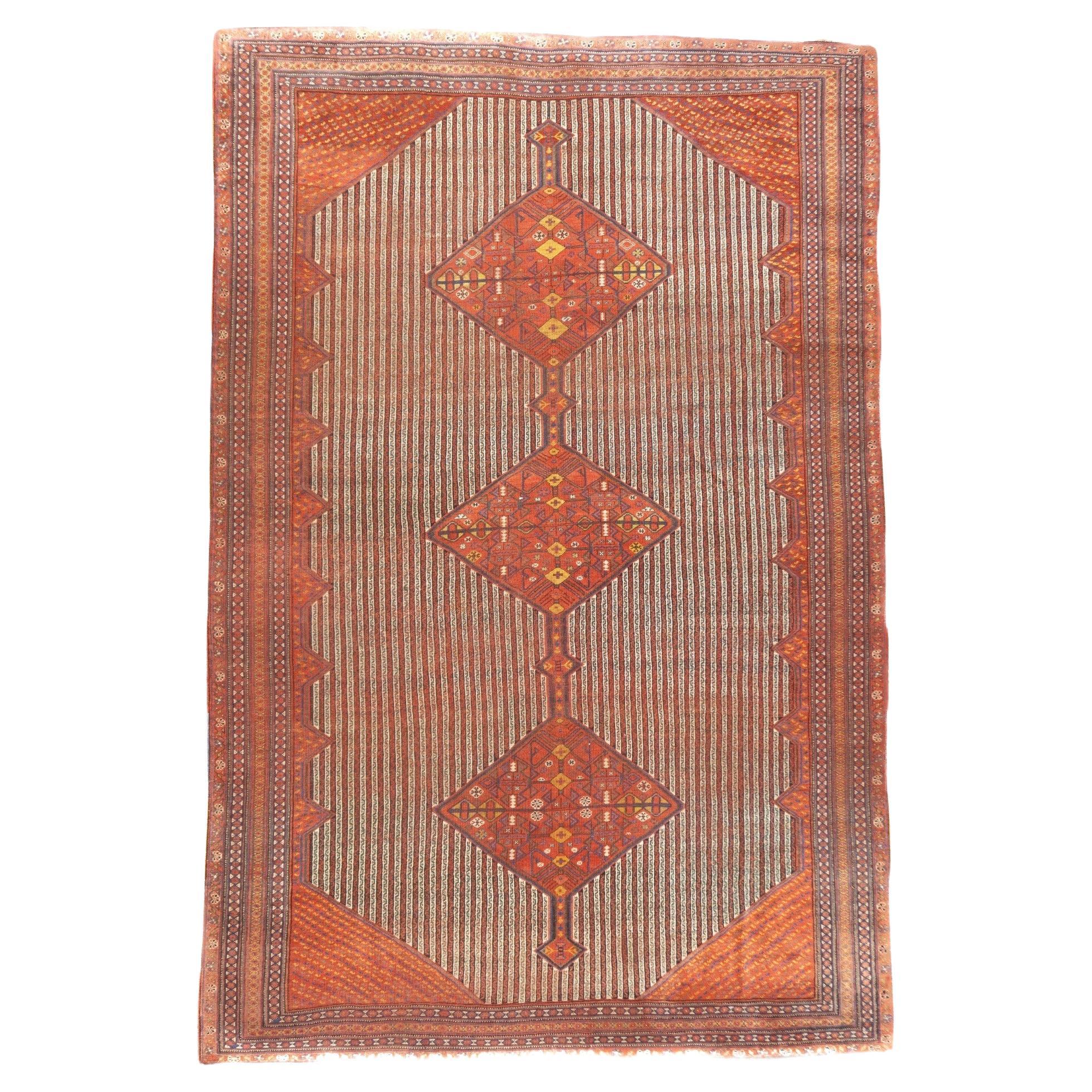 Antique Afshar Rug 7'3'' x 10'11''