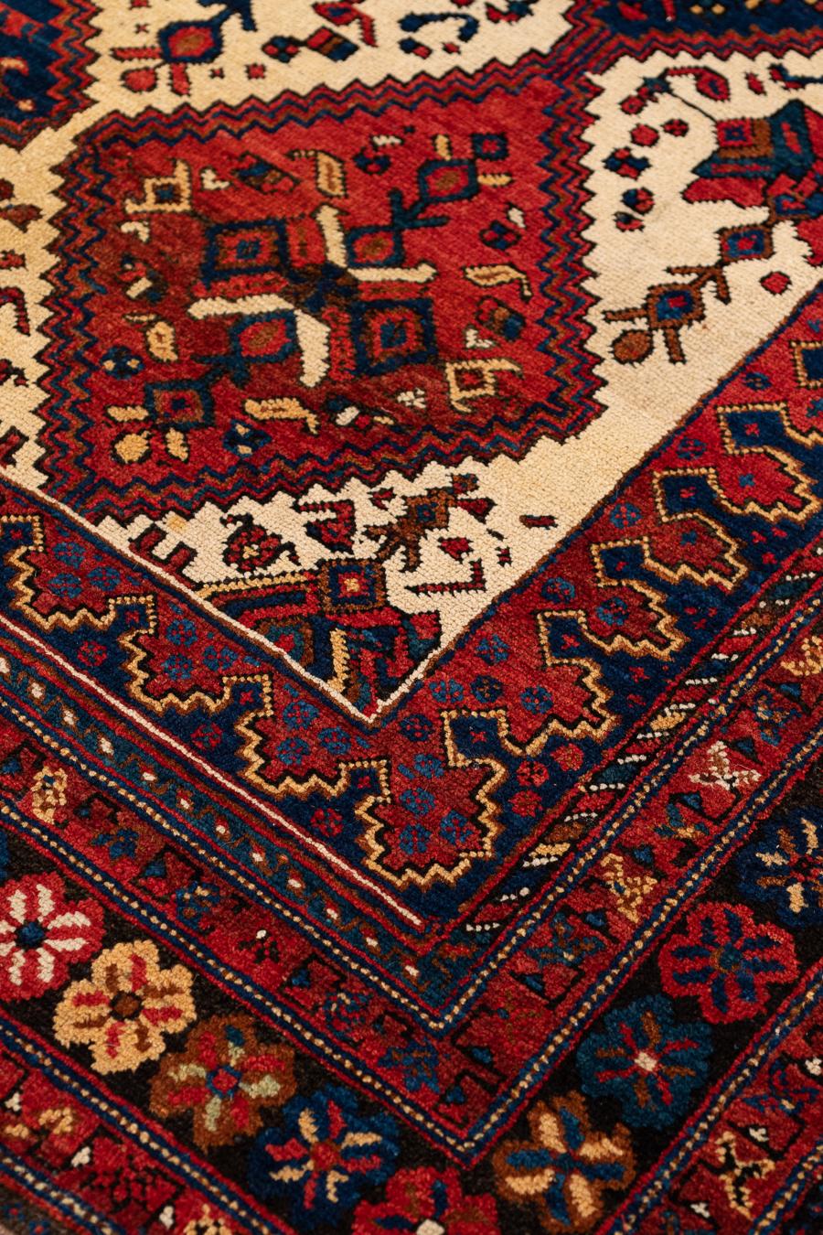 Persian Antique Afshar Rug For Sale