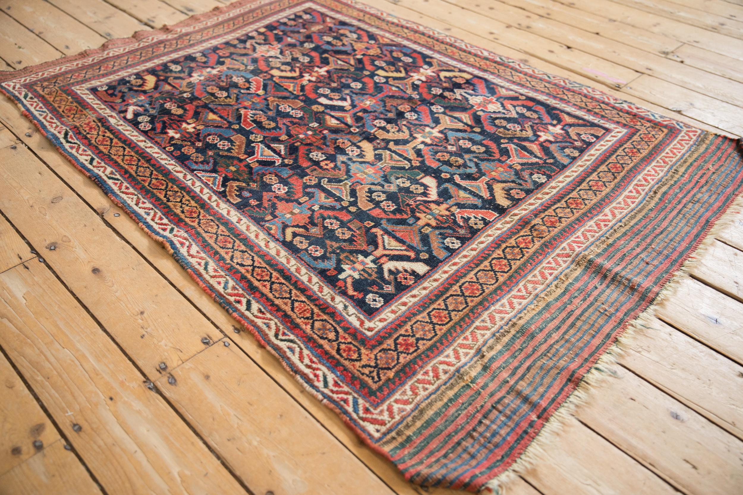 Antiker Afshar-Teppich (Persisch) im Angebot