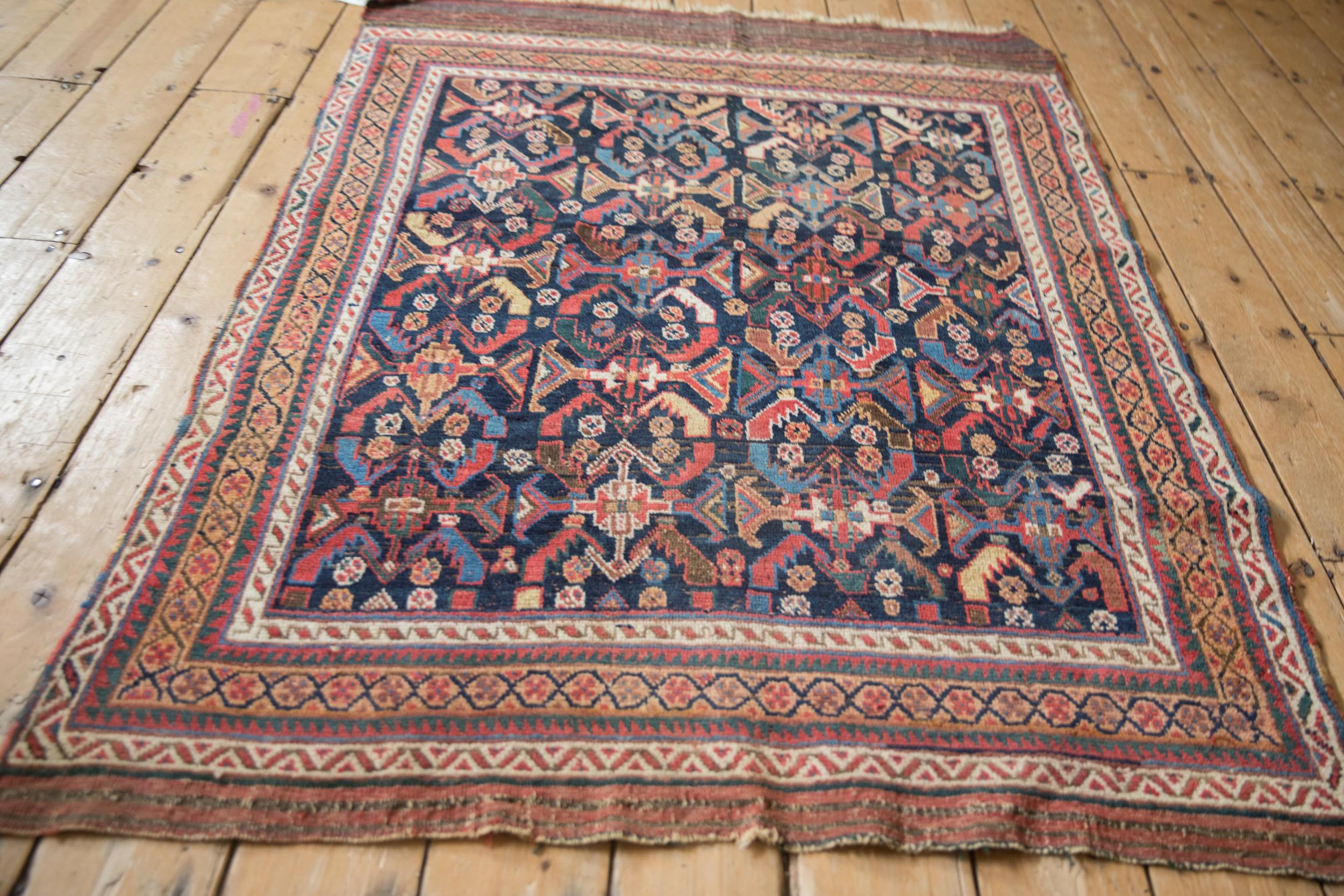 Antiker Afshar-Teppich (Wolle) im Angebot