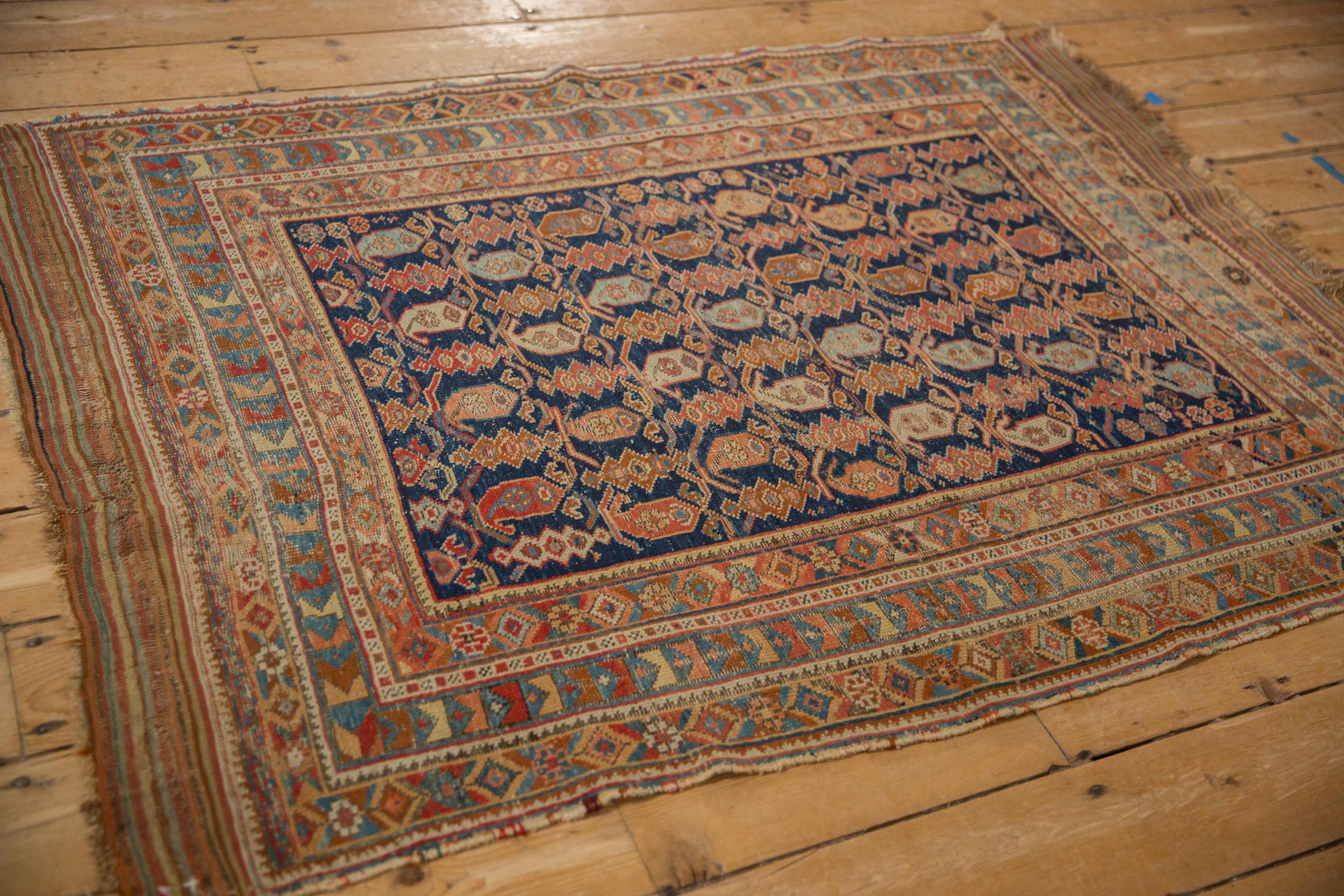 Antiker Afshar-Teppich im Angebot 1