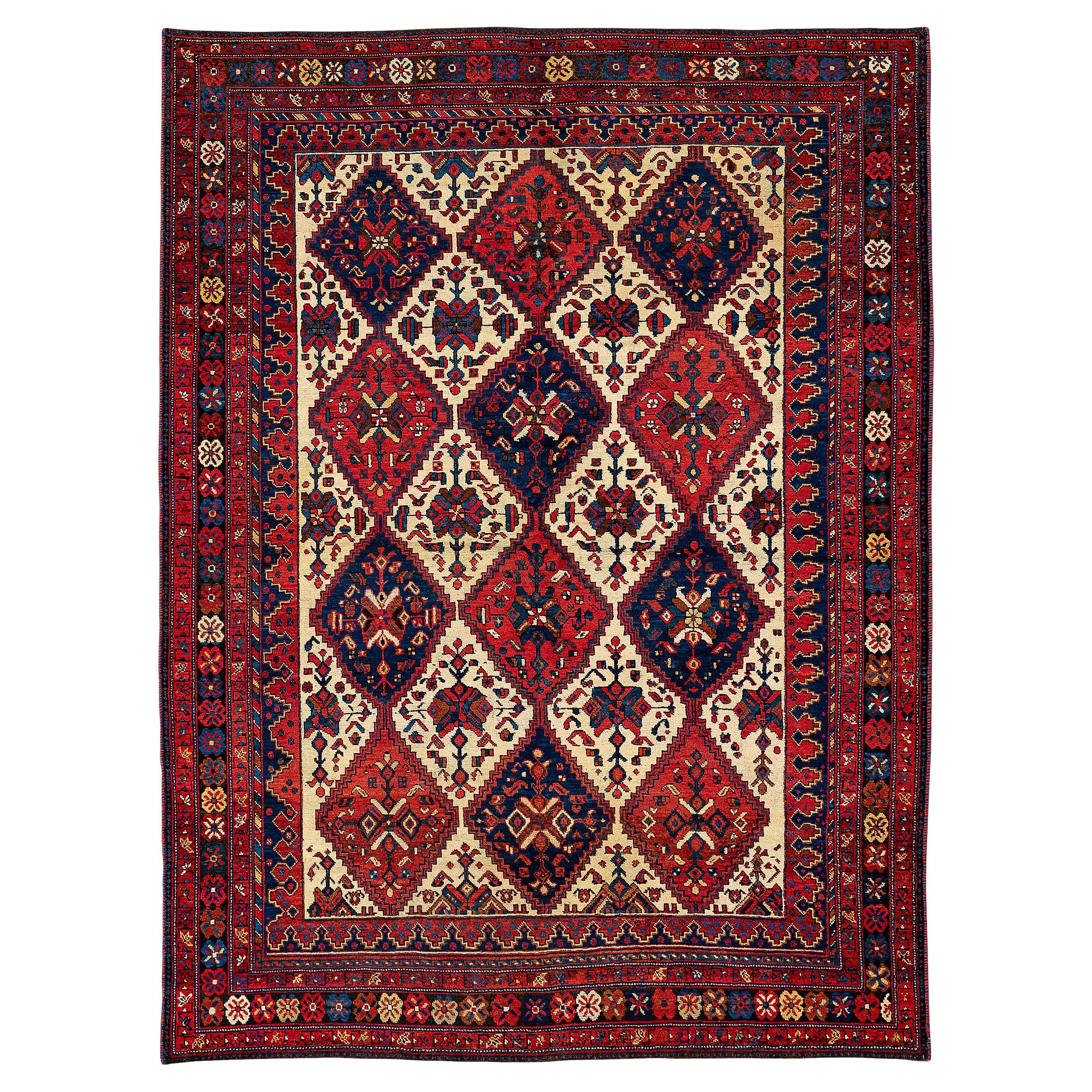 Antiker Afshar-Teppich im Angebot