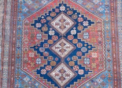 Antique Afshar Square Carpet