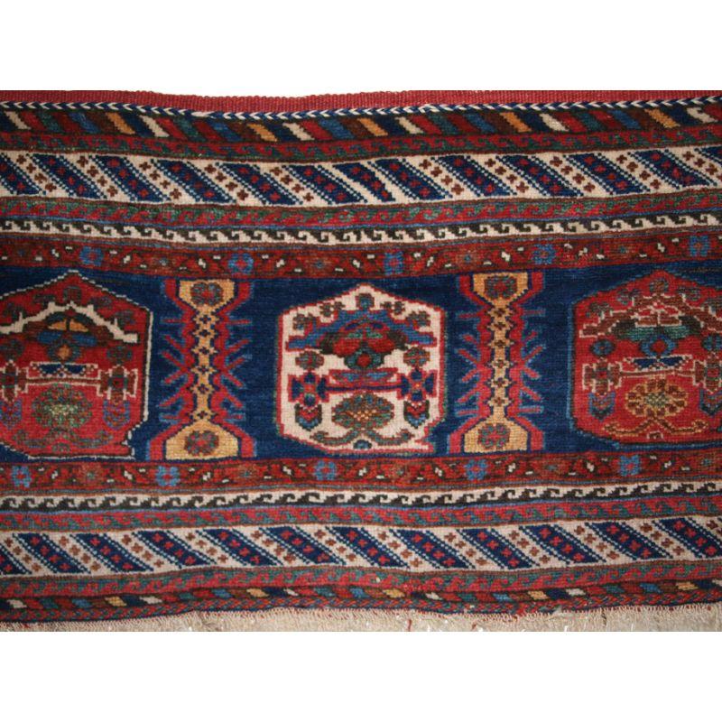 Antique Afshar Tribe Piled Mafrash Panel In Excellent Condition For Sale In Moreton-In-Marsh, GB