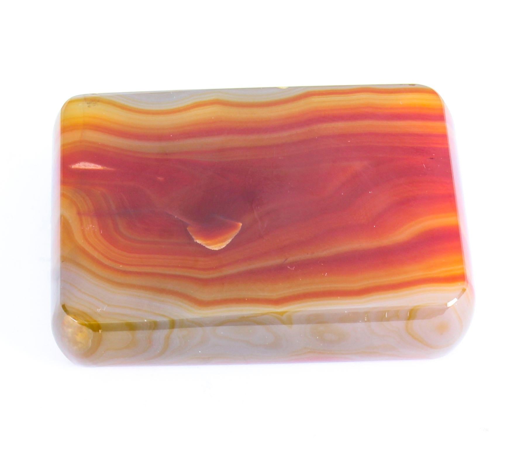 agate paperweight