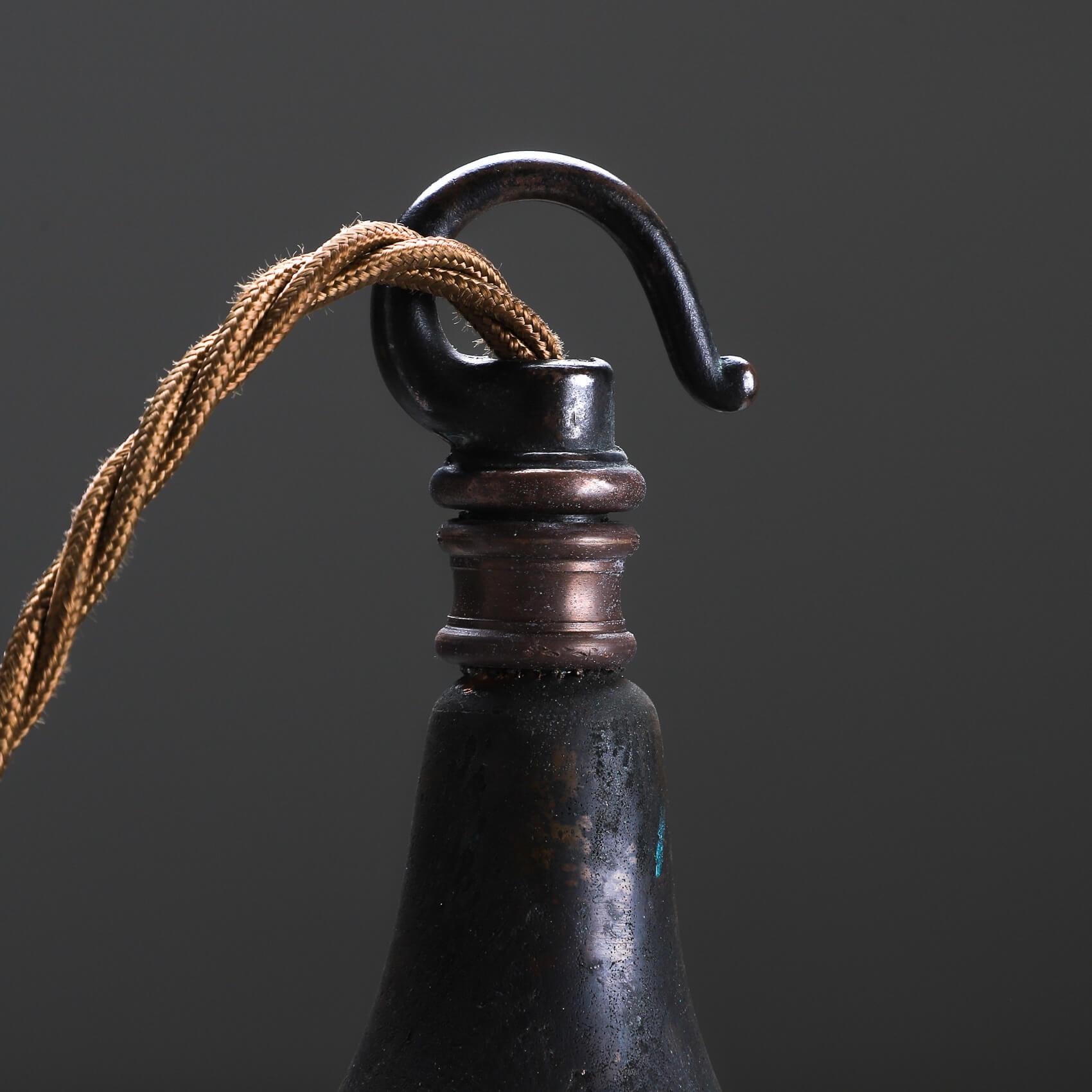 Antique Aged Copper FOSTER and PULLEN Lantern Light For Sale at 1stDibs