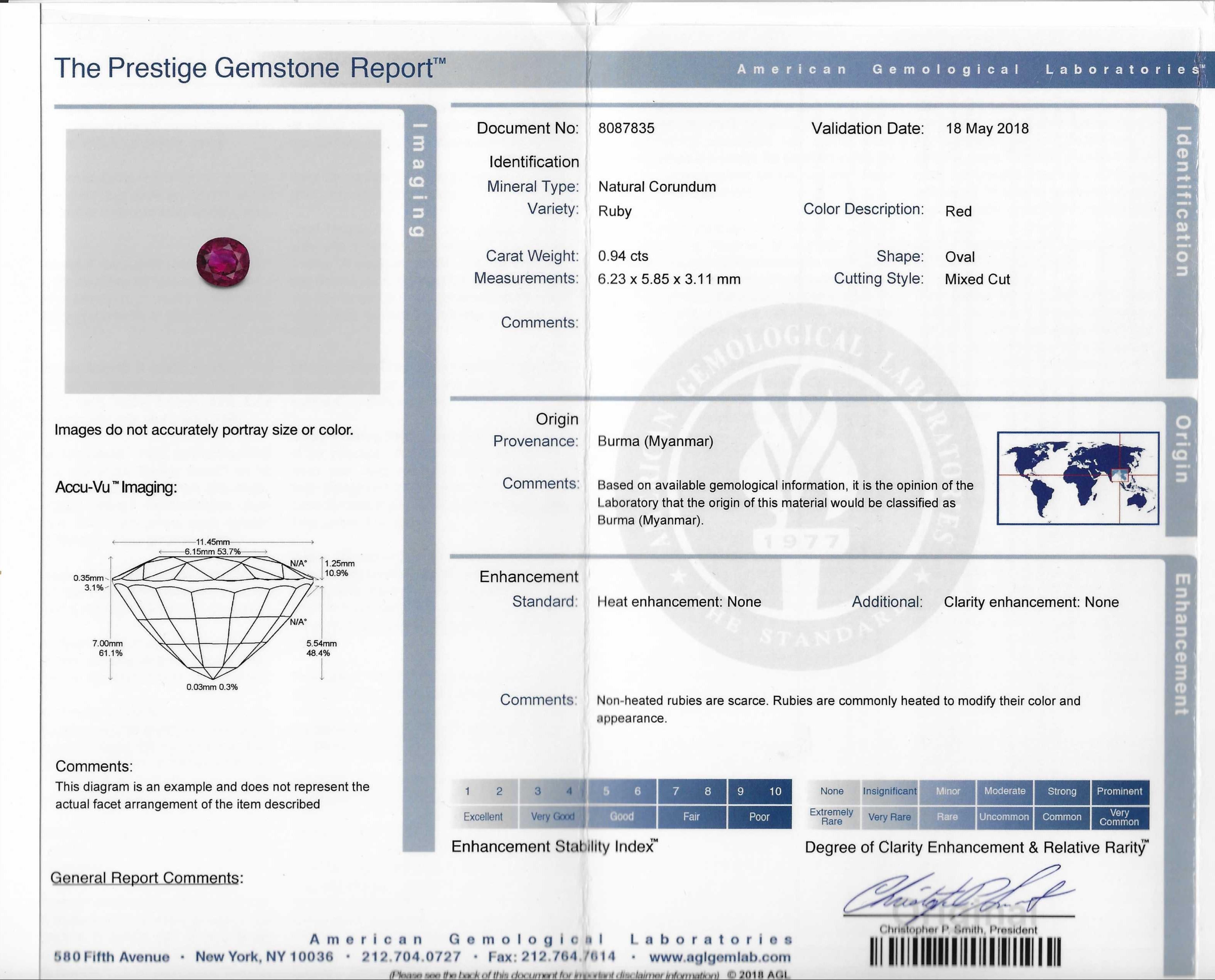 Antike AGL-zertifizierte burmesische (Mogok) unerhitzt  Cluster-Ring mit Rubin und Diamanten im Angebot 8