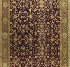 Antico tappeto Agra oversize, circa 1890 13'5" x 20'0.