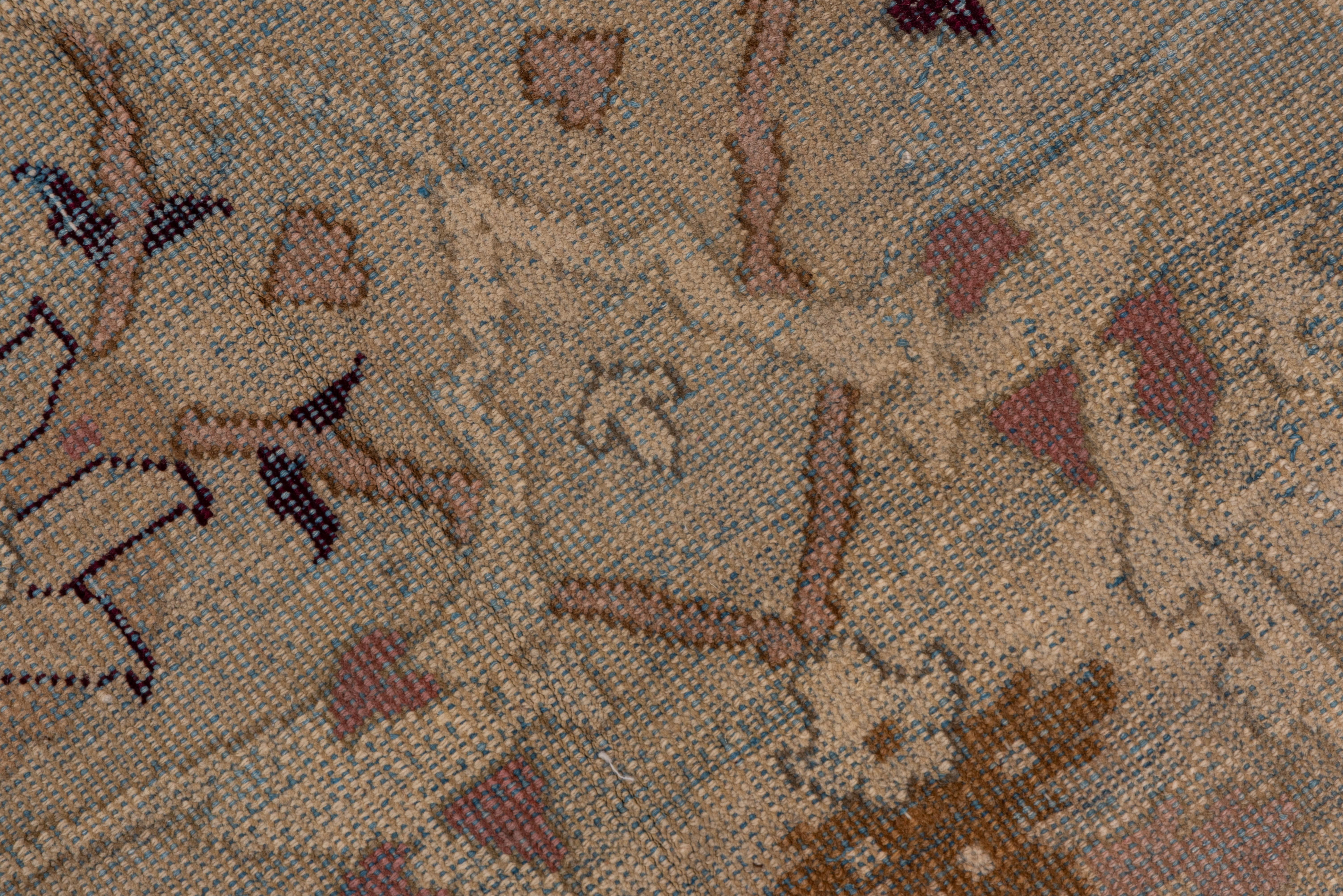 Hand-Knotted Antique Agra Carpet, circa 1900s