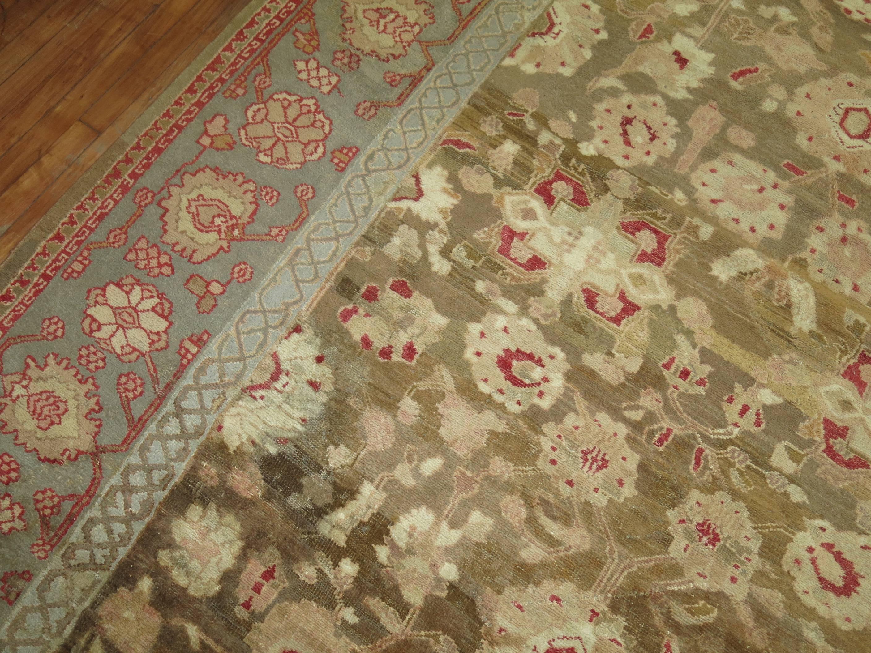 Antique Agra Carpet For Sale 10