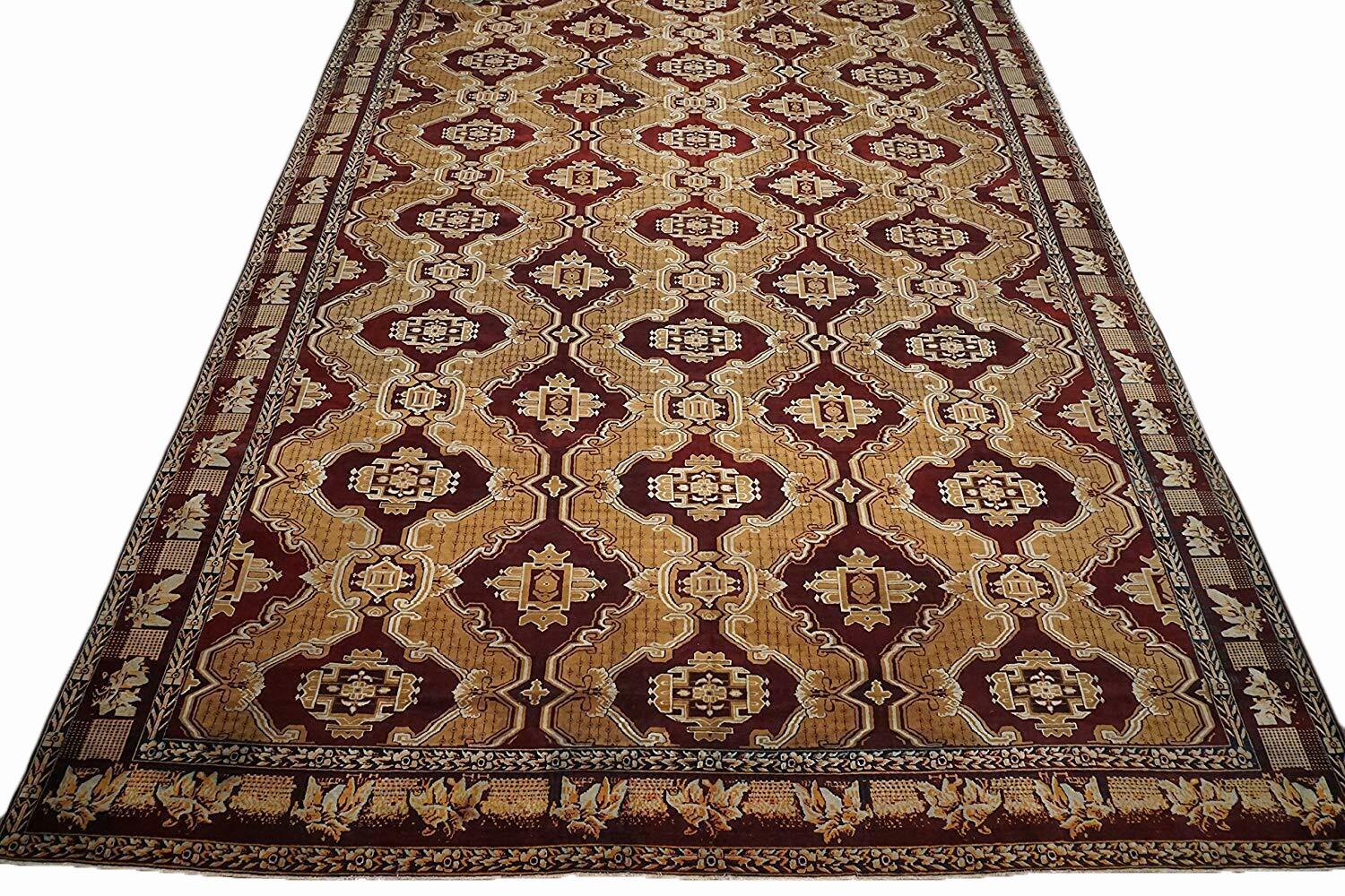 Hand-Knotted Antique Agra, circa 1880 For Sale