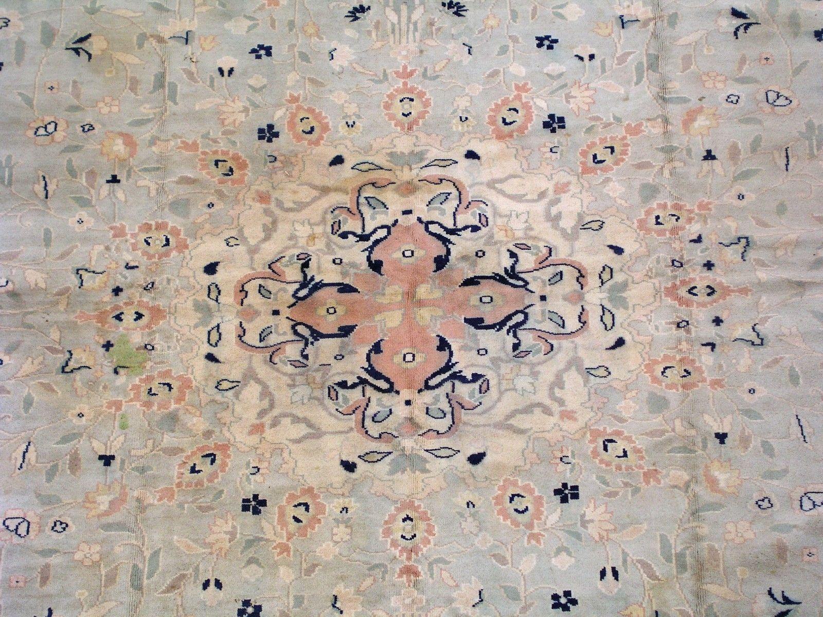 Hand-Knotted Antique Agra, circa 1900 For Sale