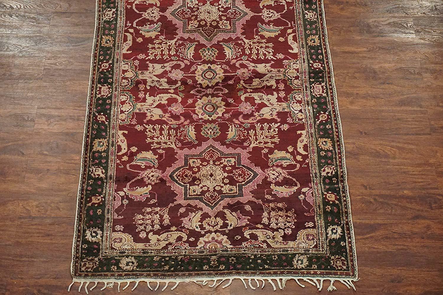 Hand-Knotted Antique Agra, circa 1900 For Sale